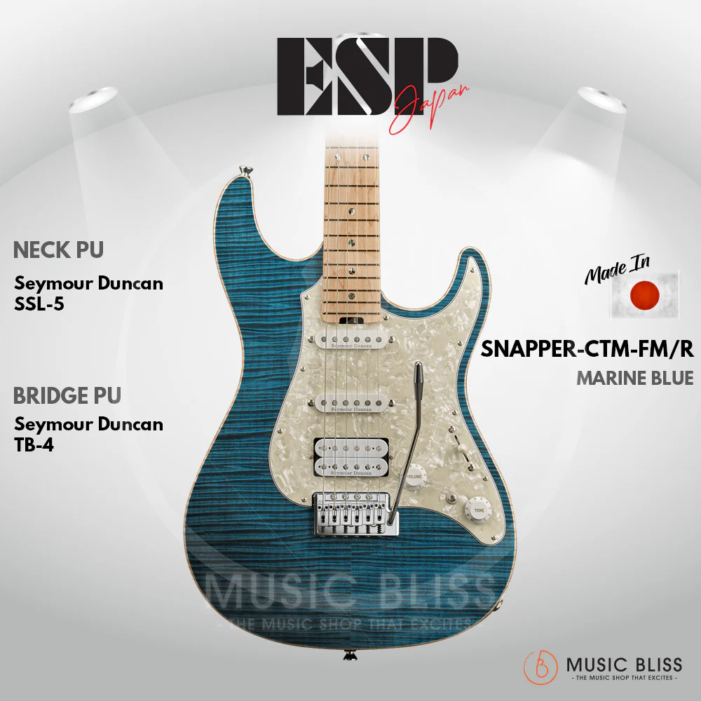 ESP Original SNAPPER-CTM FM/M - Marine Blue [MIJ - Made In Japan]