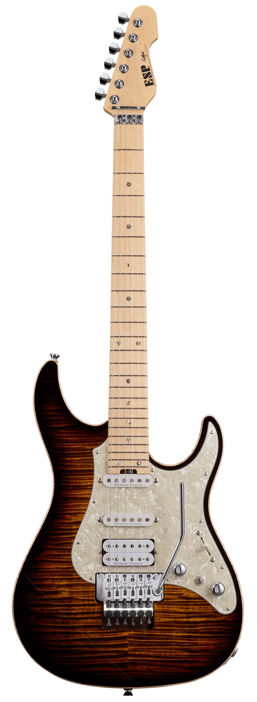 ESP Original SNAPPER-CTM24 FR FM/HR - Tiger Eye Sunburst [MIJ - Made in Japan] - Image 2