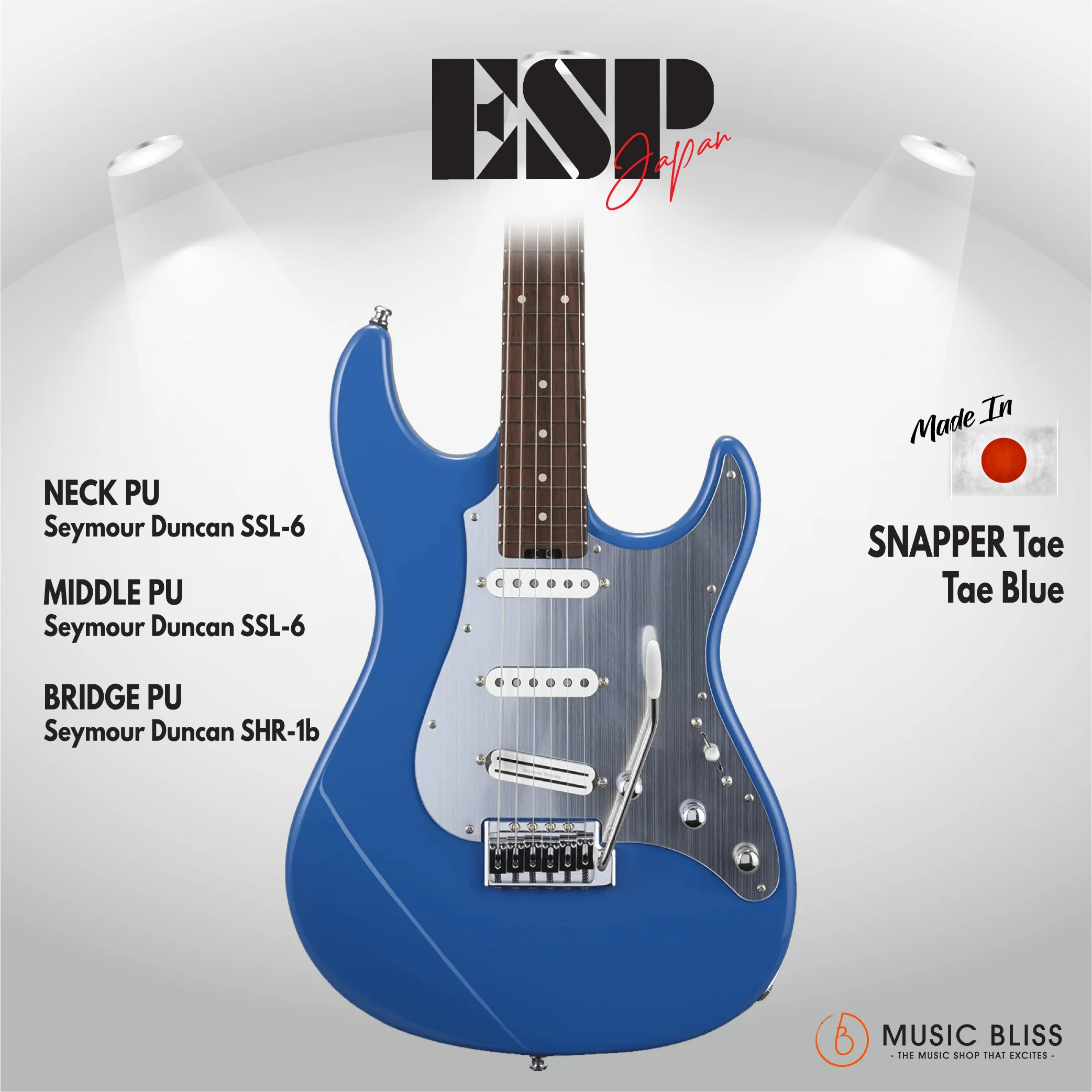 ESP Original SNAPPER Tae - Tae Blue [MIJ - Made in Japan]