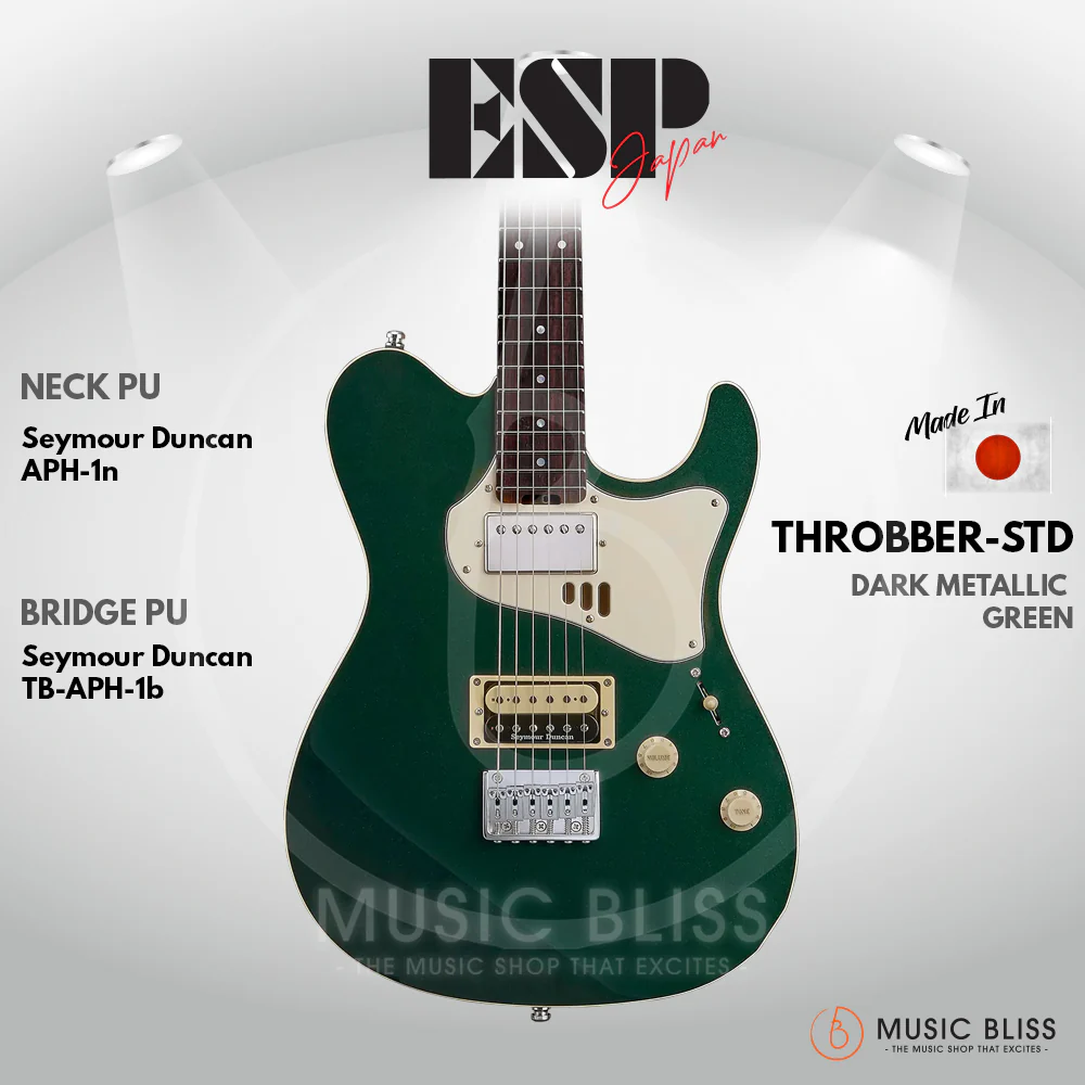 ESP Original THROBBER-STD/R - Dark Green Metallic [MIJ - Made In Japan]