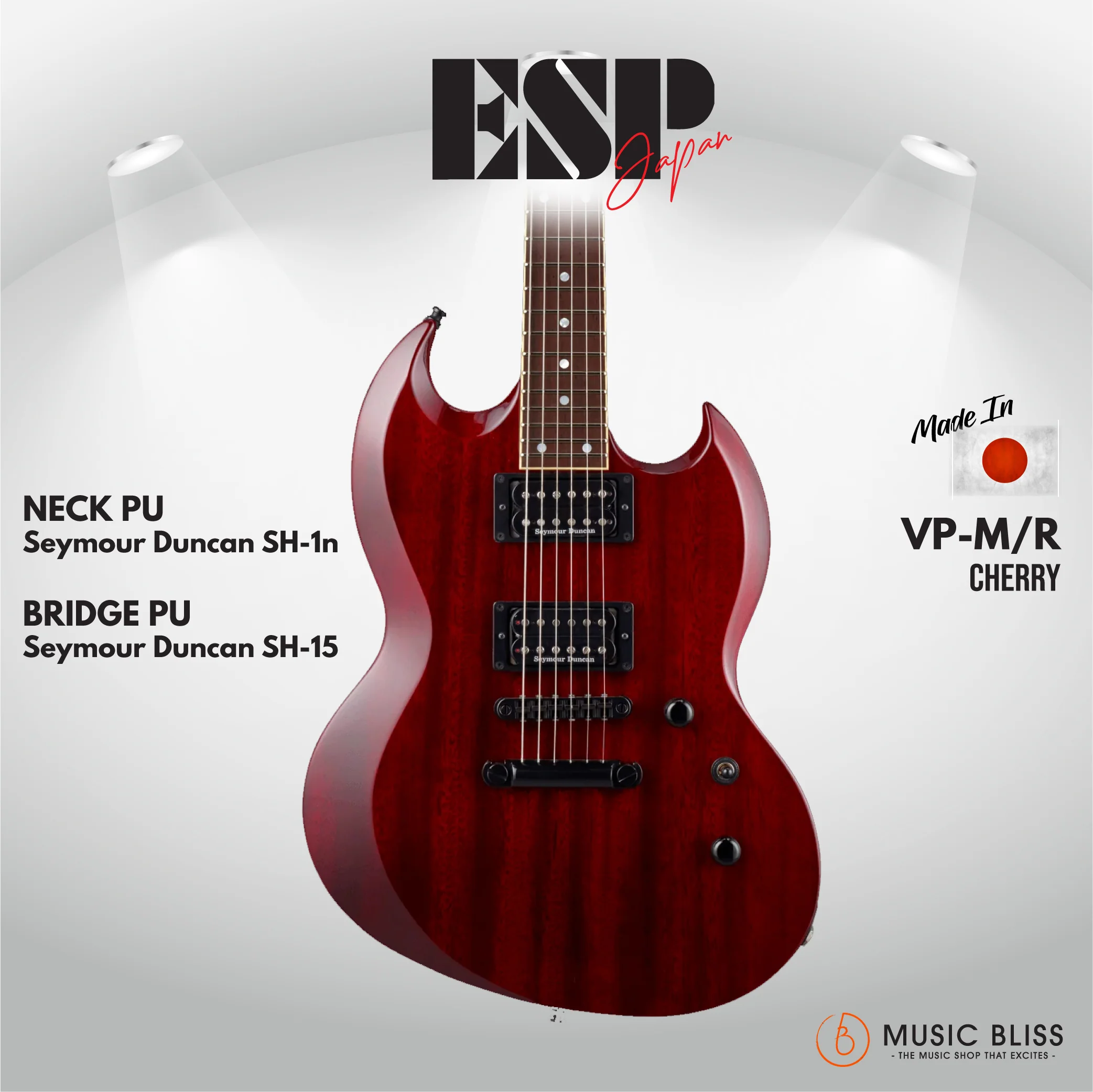 ESP Original VP-M/R - Cherry [MIJ - Made in Japan]