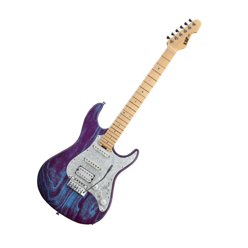 ESP Snapper-AS Driftwood Series - Indigo Purple with Blue Filler - Image 2