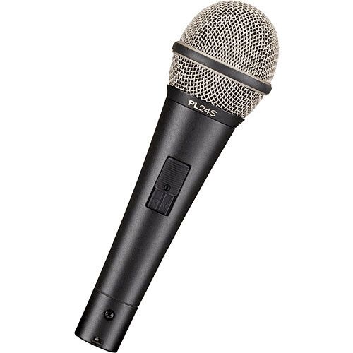 EV Electro-Voice PL-24S Handheld Dynamic Vocal Microphone with On/Off Switch - Image 2