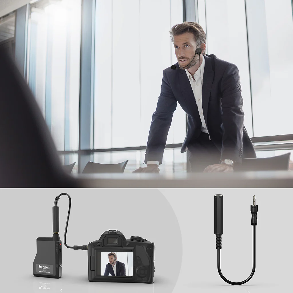 FIFINE K037B Wireless Microphone System, Wireless Microphone Set with Headset and Lavalier Lapel Mics, Beltpack Transmitter and Receiver, Ideal for Teaching, Preaching and Public Speaking Applications - Image 6