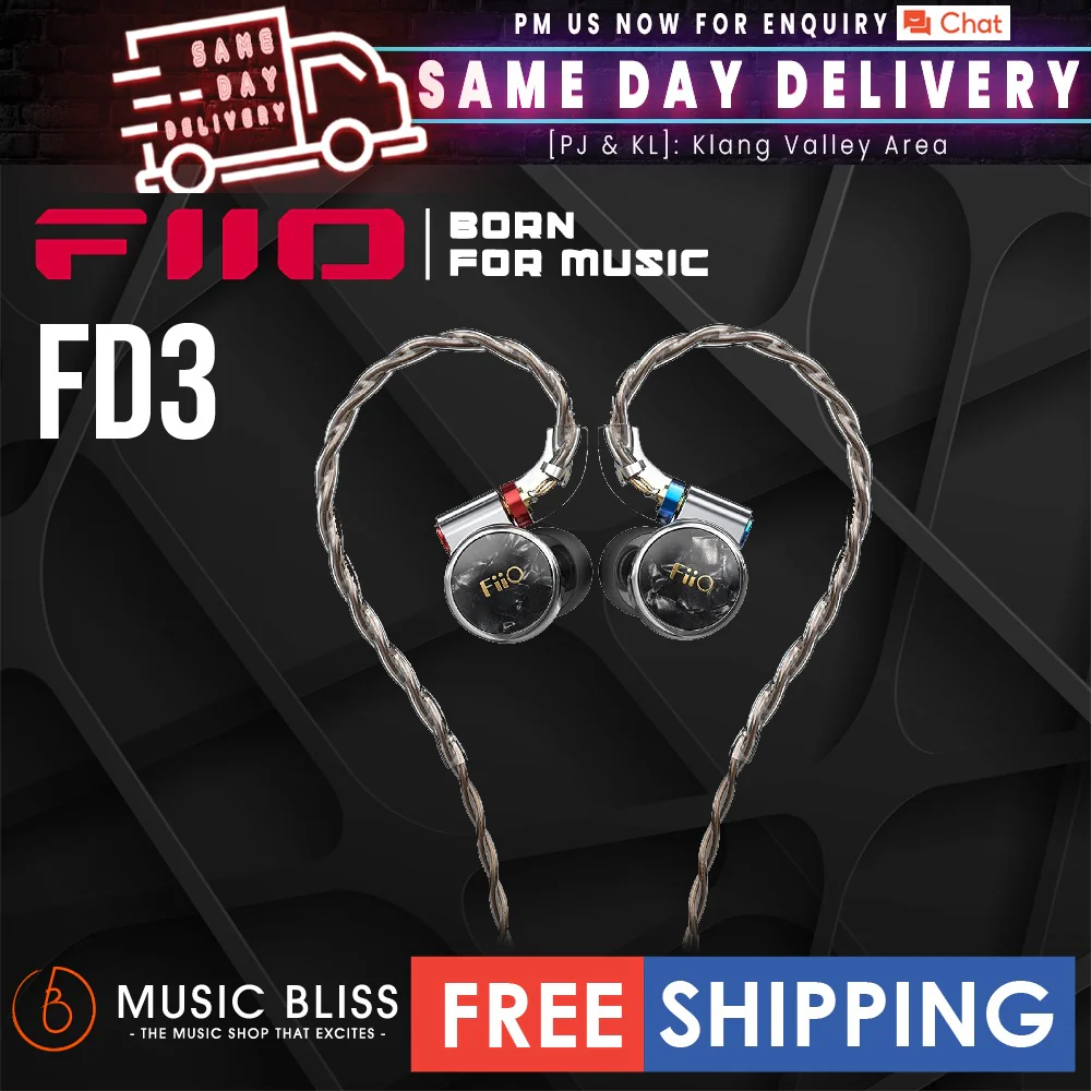 FiiO FD3 In-Ear Monitor Earphones