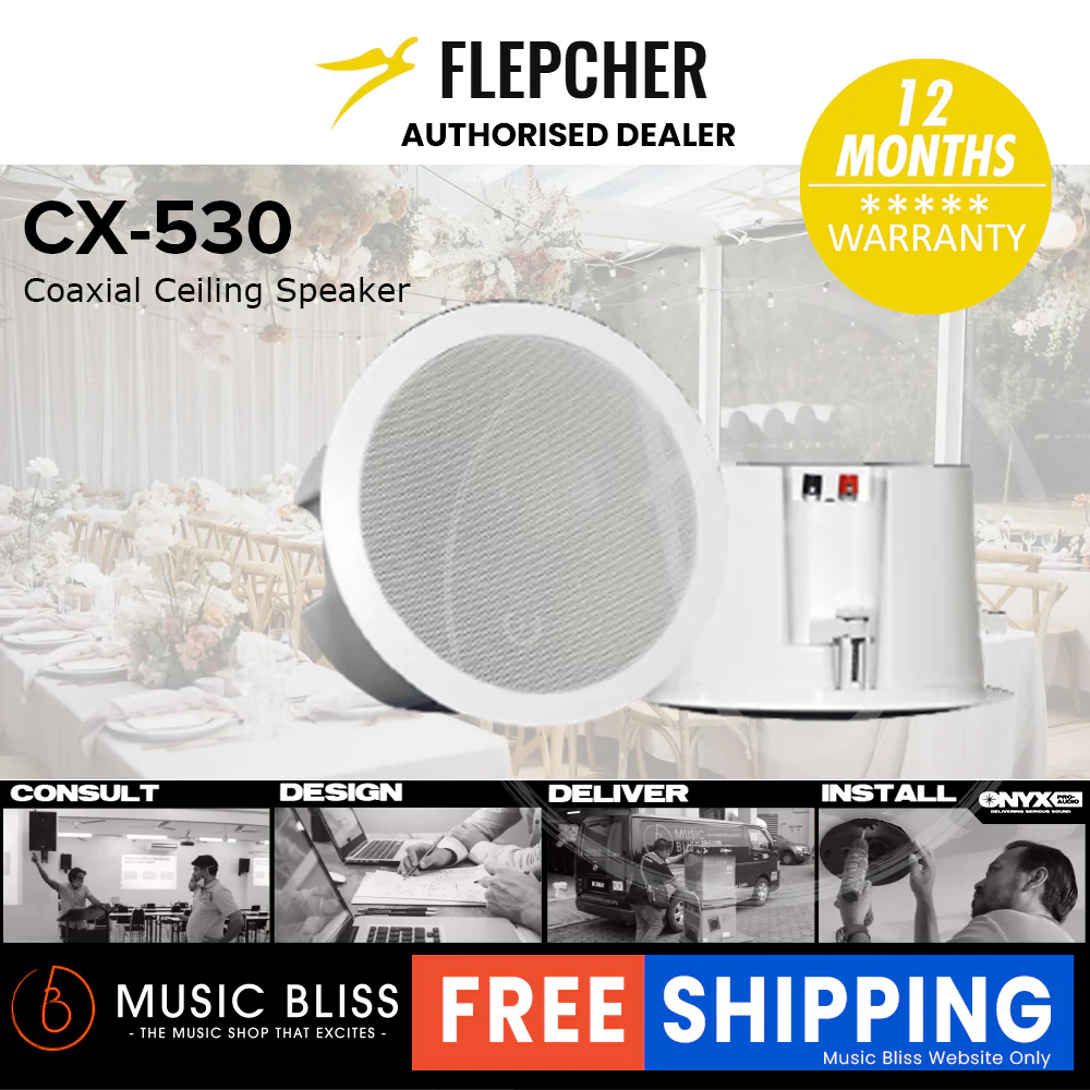 Flepcher CX-530 Coaxial Ceiling Speaker