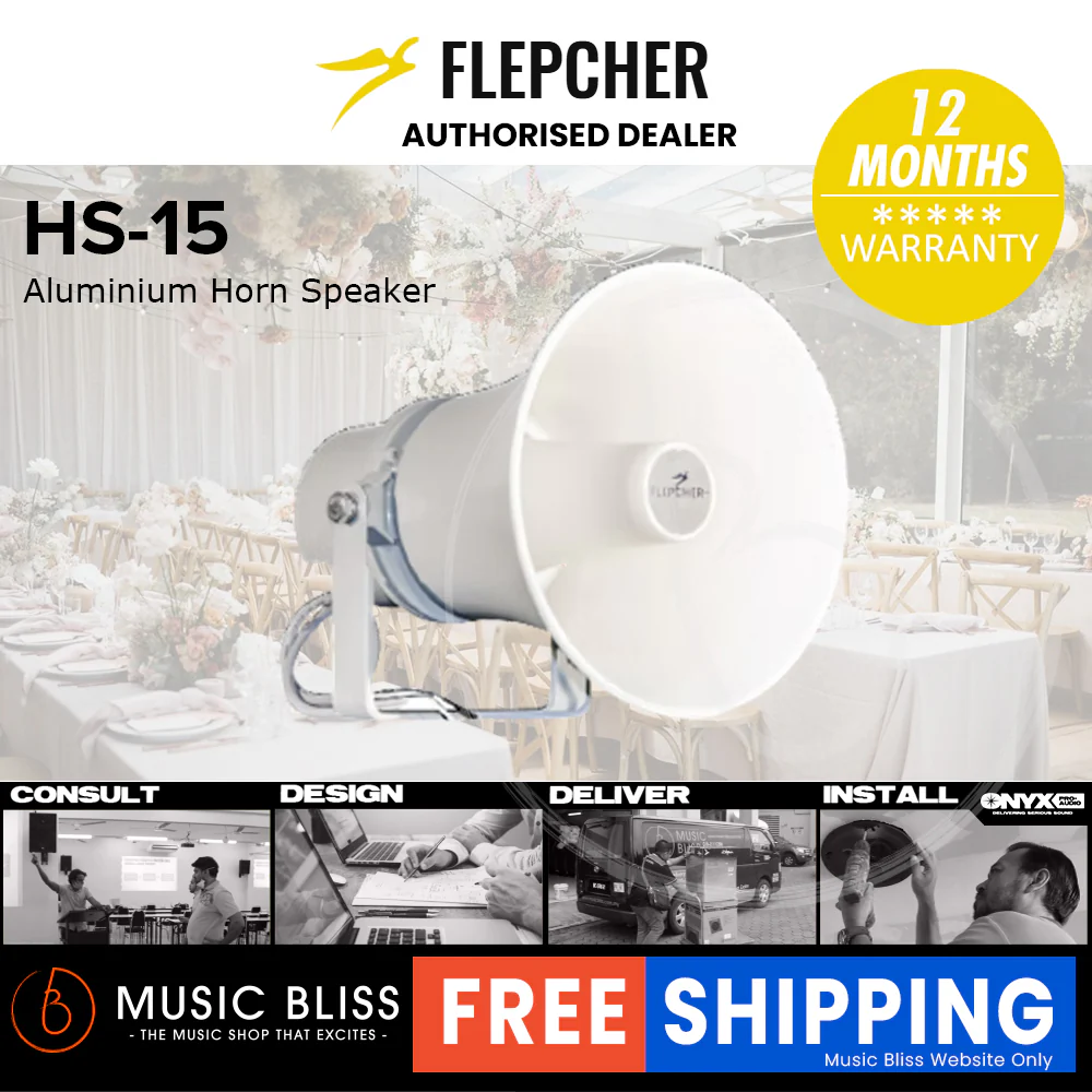 Flepcher HS-15 Aluminium Horn Speaker