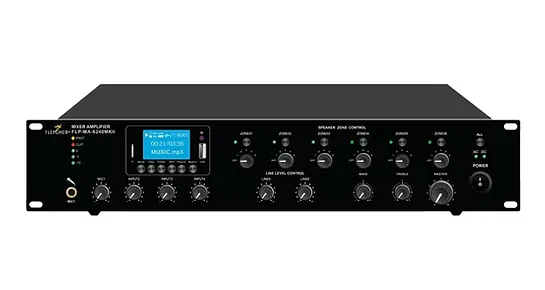 Flepcher MA-6120MKII 6-Zone Mixer Amplifier with Bluetooth/MP3/FM Tuner - Image 2