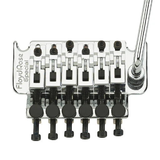 Floyd Rose FRTS1000 Special Series Tremolo Bridge System with Floyd Rose FR1NR2CP 1000 Series Chrome Locking Nut Package - Image 3