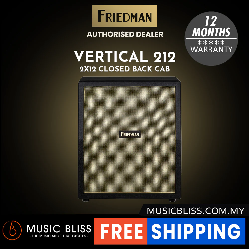 Friedman Vertical 212 120-watt 2x12" Extension Cabinet - Vintage