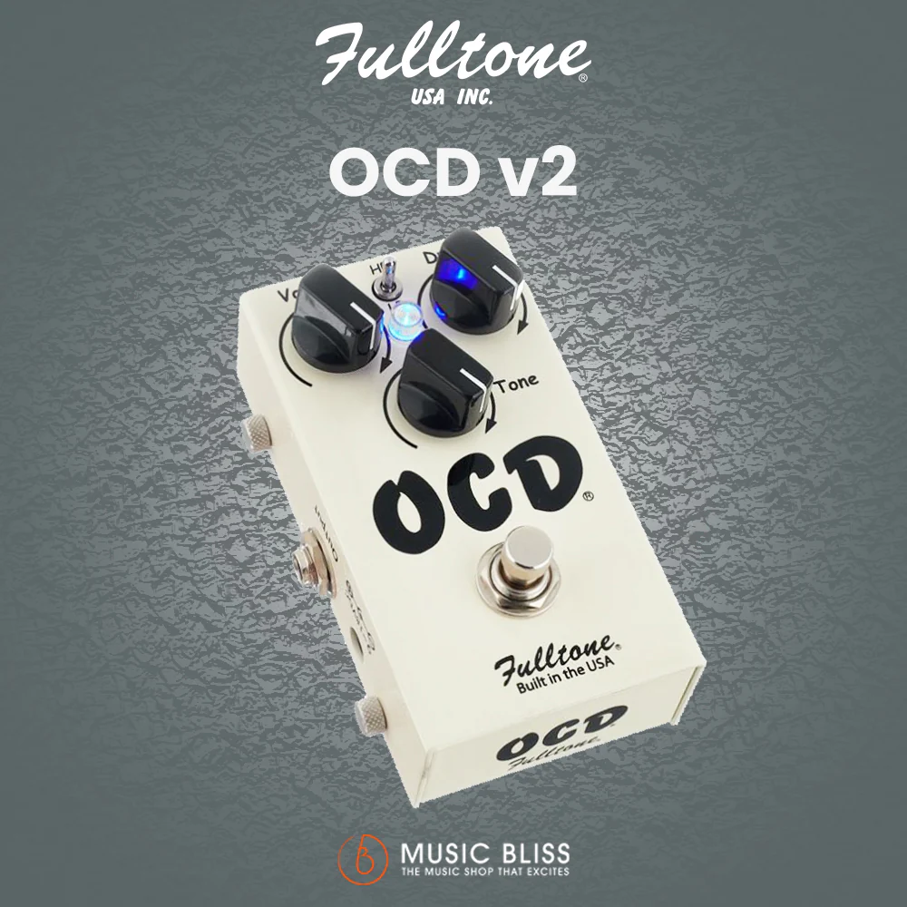 Fulltone OCD V2.0 Obsessive Compulsive Drive Overdrive Guitar Effects Pedal