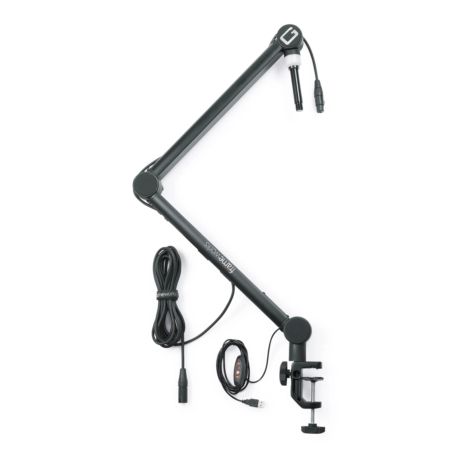 Gator Frameworks GFWMICBCBM4000 Professional Desk-Mounted Broadcast Microphone Boom Stand for Shure SM7B, Shure MV7, Rode PodMic & Blue Yeti - Image 2