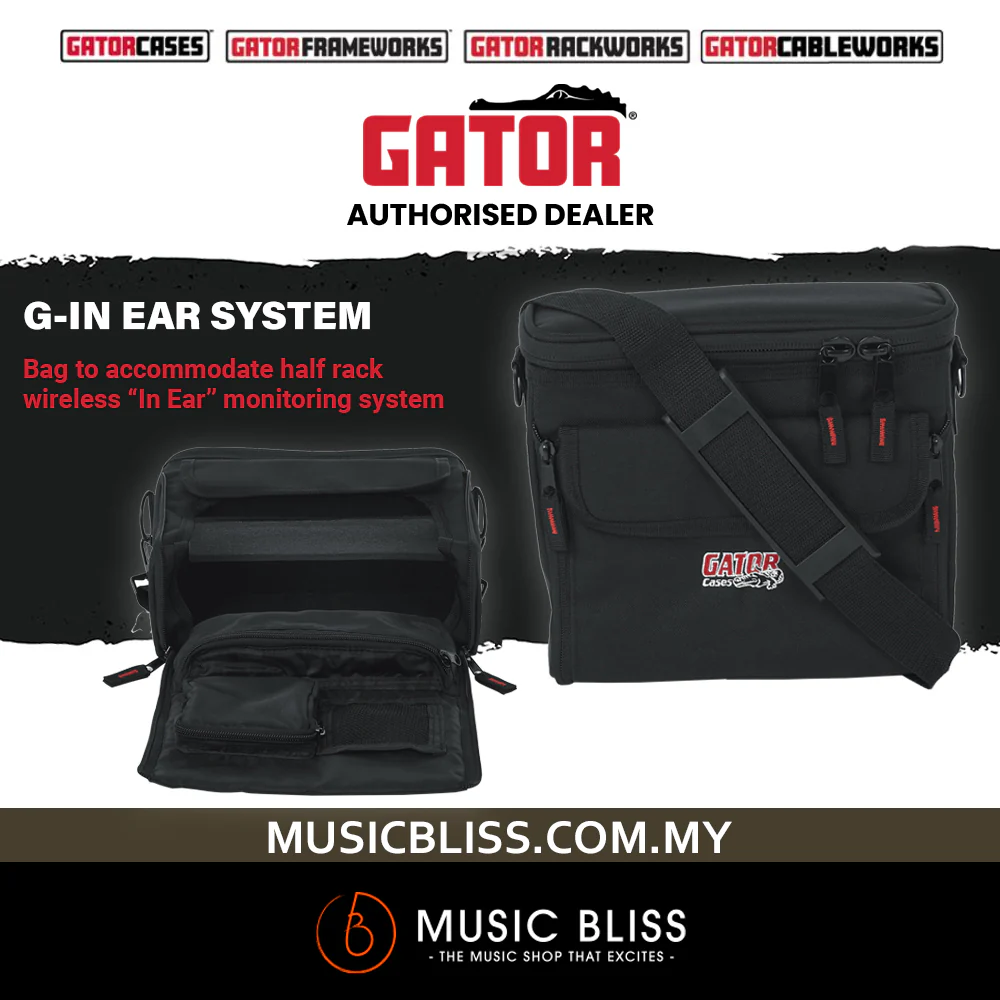 Gator G-IN EAR SYSTEM Padded Utility Bag for In ear Monitoring Systems