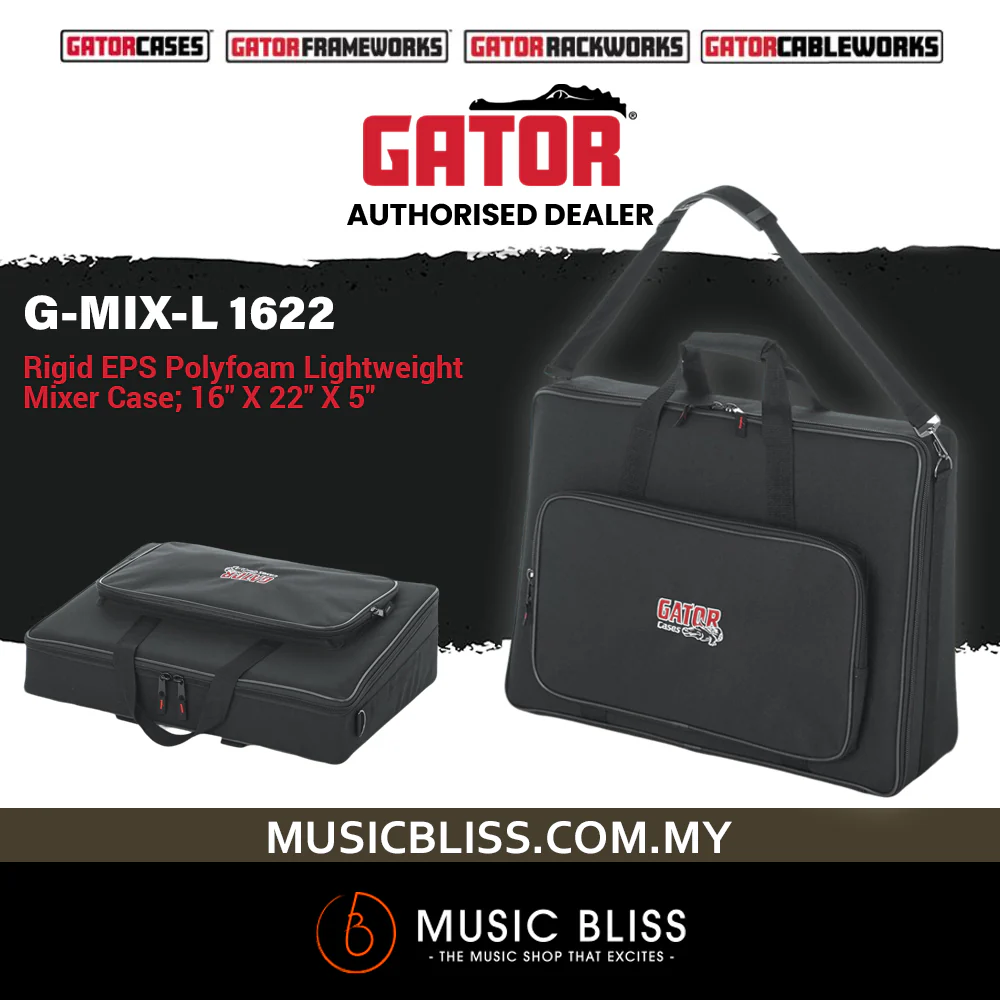 Gator G-MIX-L 1622 16x22 Large Lightweight Mixer Case