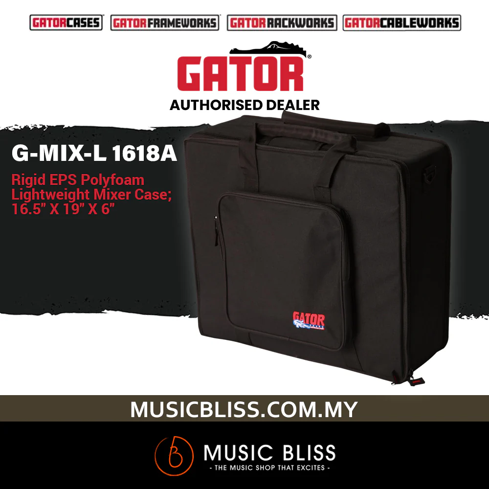 Gator G-MIX-L1618A 16x19 Lightweight Padded Mixer Case