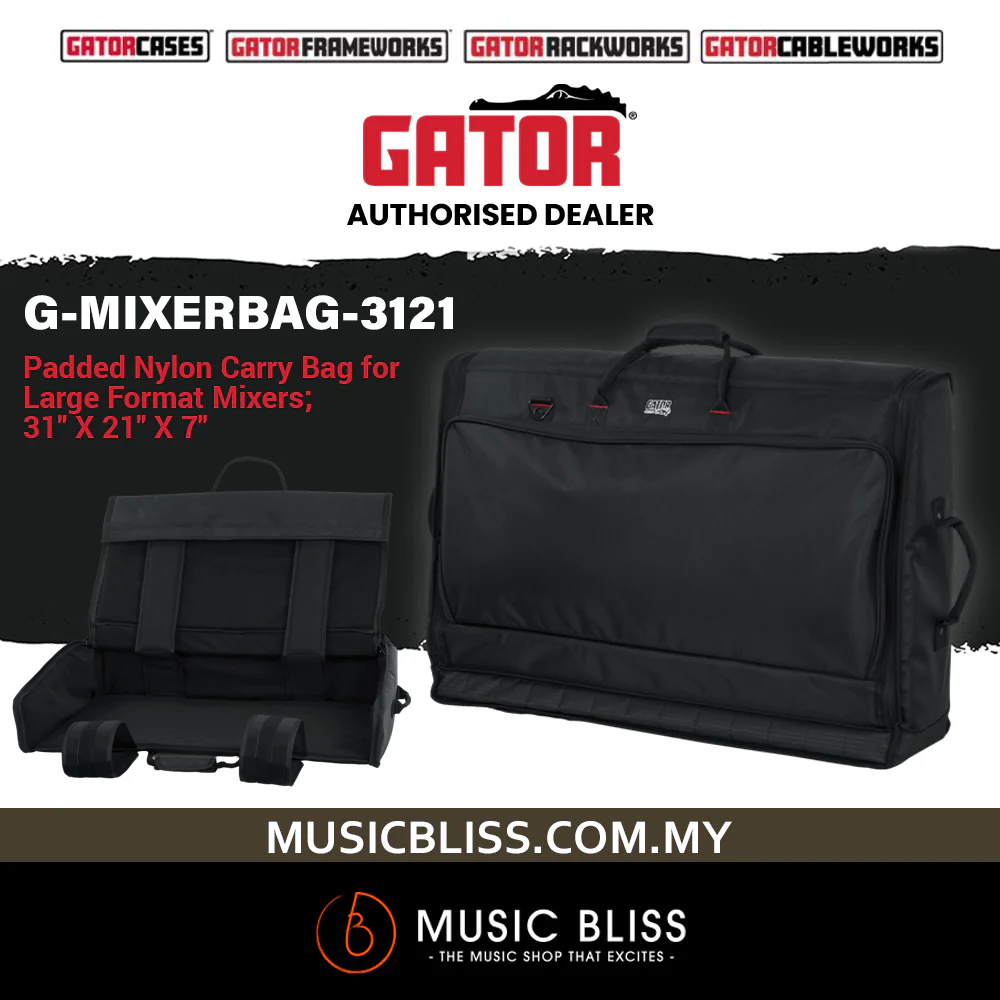 Gator G-MIXERBAG-3121 Padded Bag for Allen & Heath GL24400-24 and Similar-sized Mixers