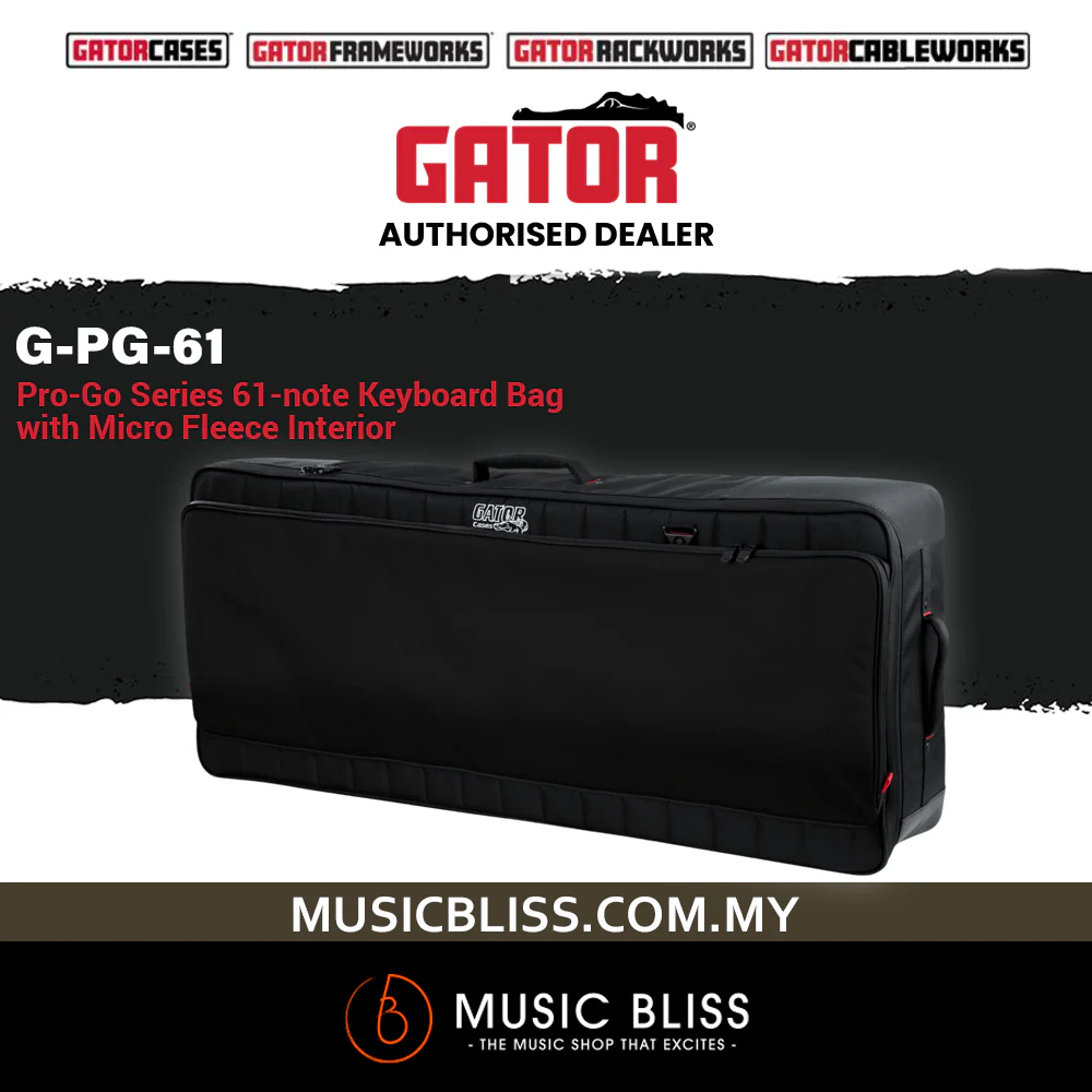 Gator G-PG-61 Pro-Go Ultimate Gig Bag for 61-key Keyboards