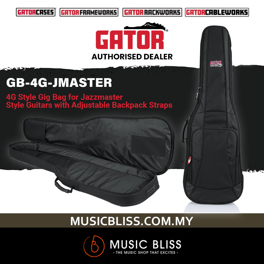 Gator GB-4G-JMASTER 4G Gig Bag for Jazzmaster Electric Guitar
