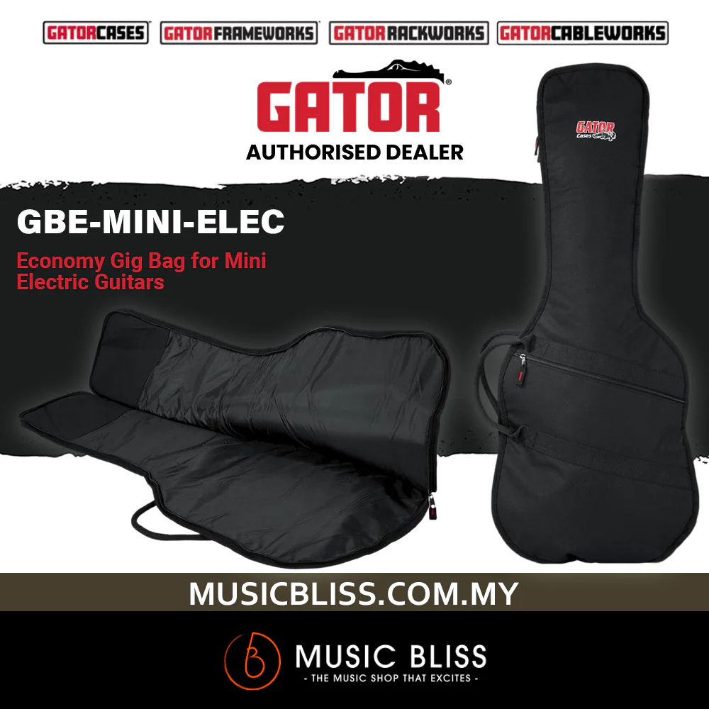 Gator GBE-MINI-ELEC Economy Gig Bag for Mini Electric Guitar