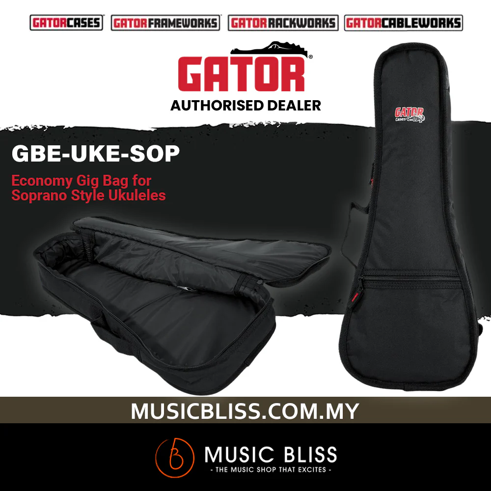 Gator GBE-UKE-SOP Soprano Ukulele Gig Bag