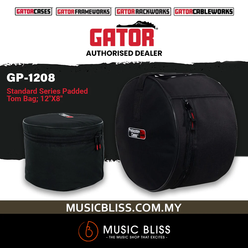 Gator GP-1208 Protechtor Standard Series Tom Bag - 8" x 12"