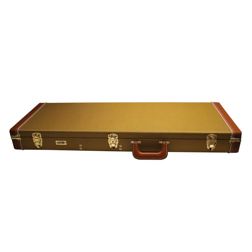 Gator GW-ELECTRIC-TW Deluxe Wood Guitar Case - Tweed - Image 3