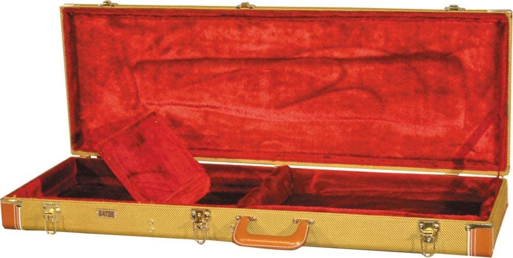 Gator GW-ELECTRIC-TW Deluxe Wood Guitar Case - Tweed - Image 4