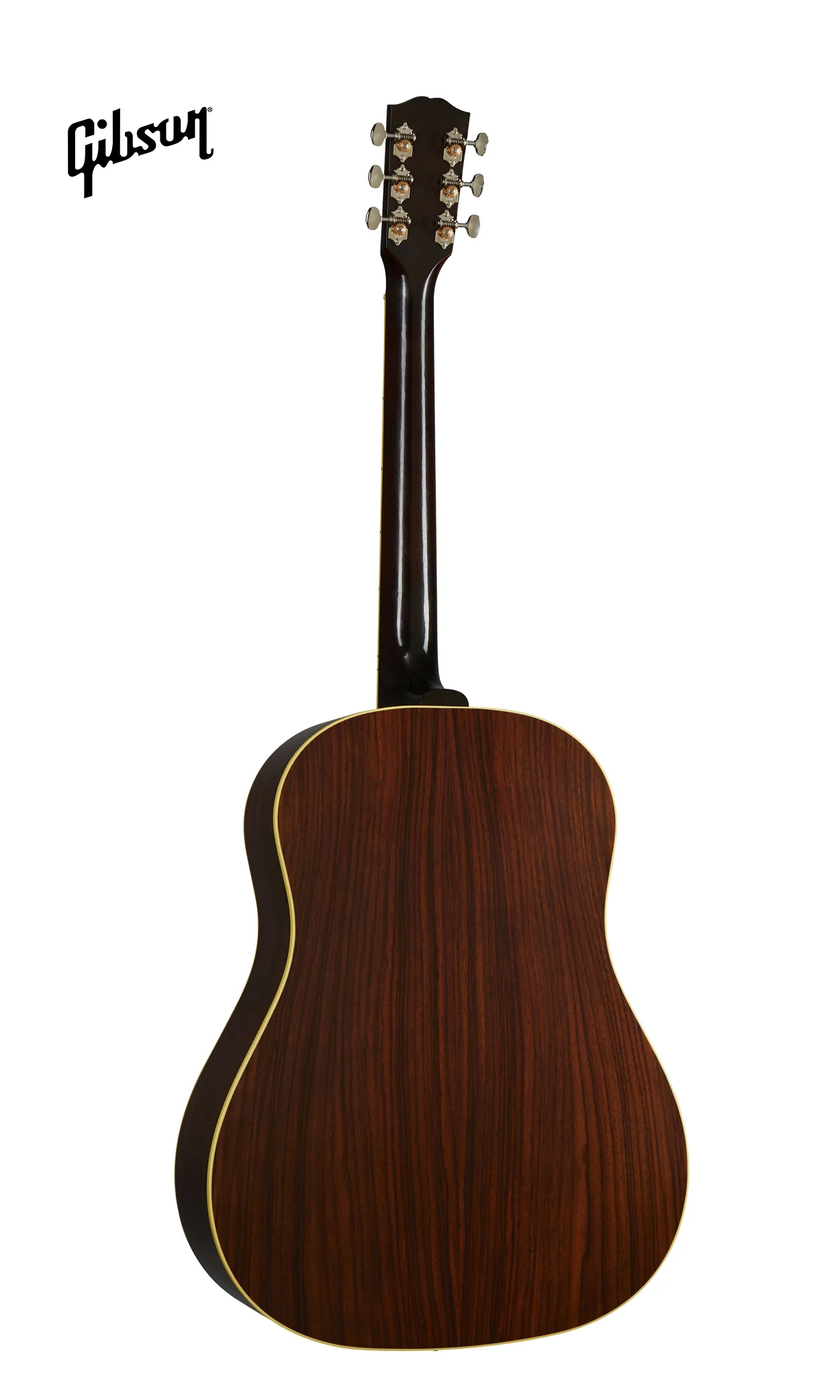 GIBSON 1936 ADVANCED JUMBO LEFT-HANDED ACOUSTIC GUITAR - VINTAGE SUNBURST - Image 4