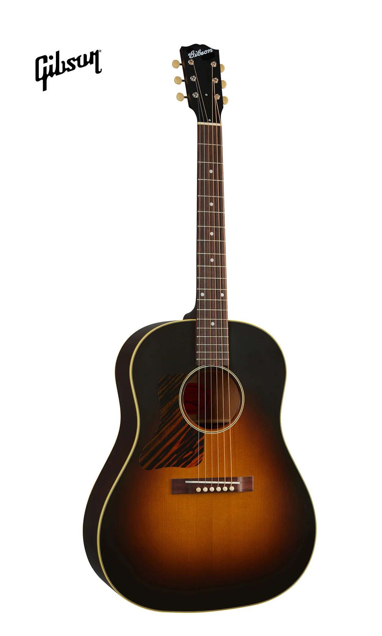 GIBSON 1936 J-35 LEFT-HANDED ACOUSTIC GUITAR - VINTAGE SUNBURST - Image 2