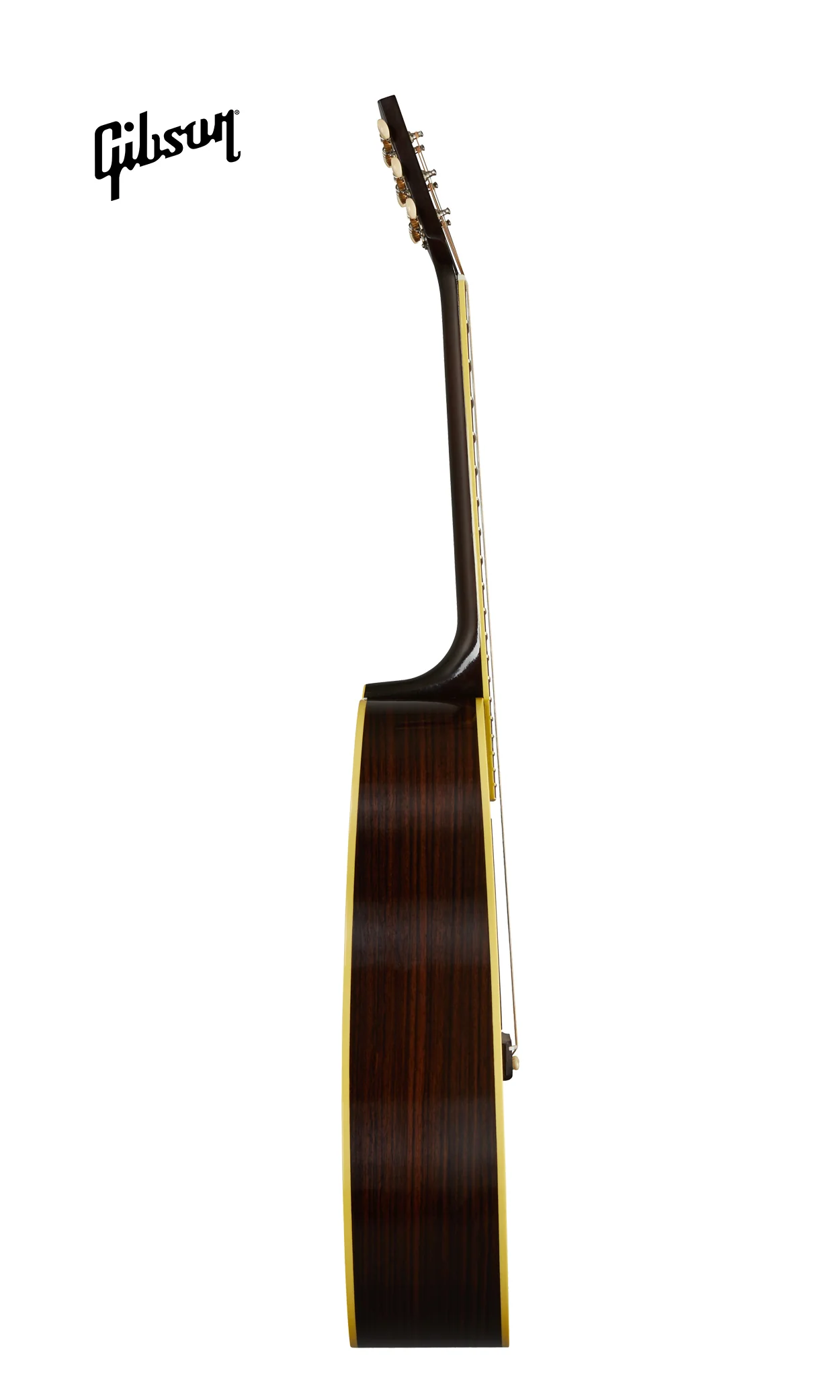 GIBSON 1942 BANNER SOUTHERN JUMBO LEFT-HANDED ACOUSTIC GUITAR - VINTAGE SUNBURST - Image 3