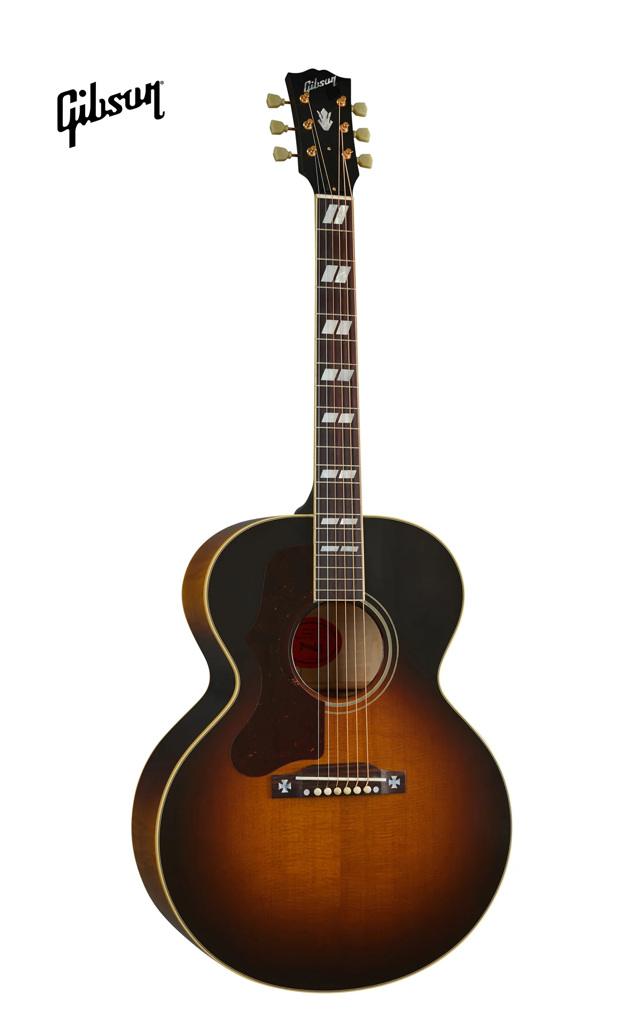 GIBSON 1952 J-185 LEFT-HANDED ACOUSTIC GUITAR - VINTAGE SUNBURST - Image 2