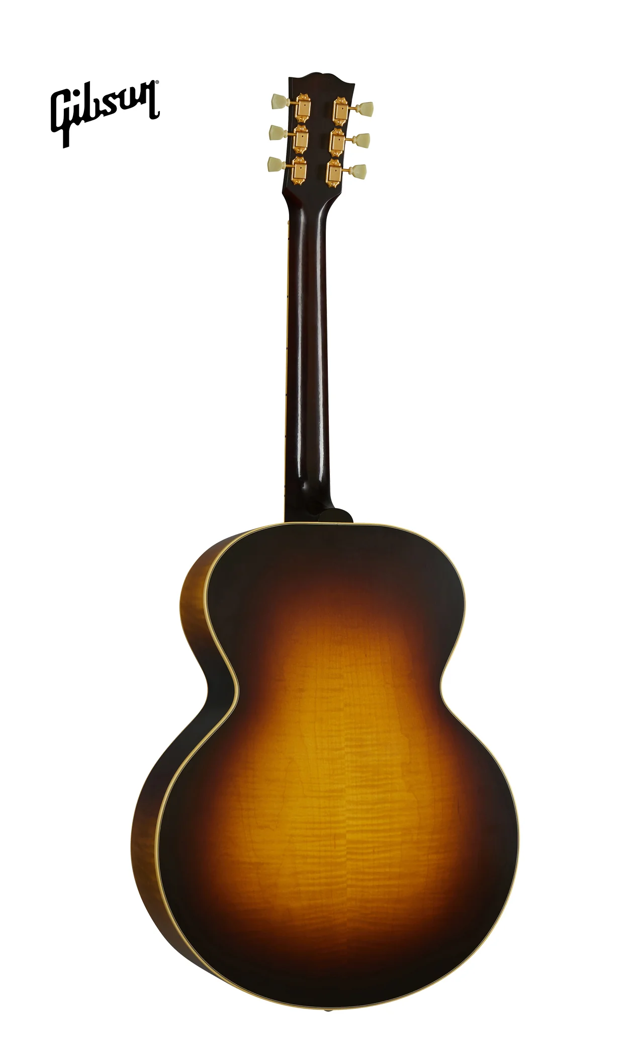 GIBSON 1952 J-185 LEFT-HANDED ACOUSTIC GUITAR - VINTAGE SUNBURST - Image 4