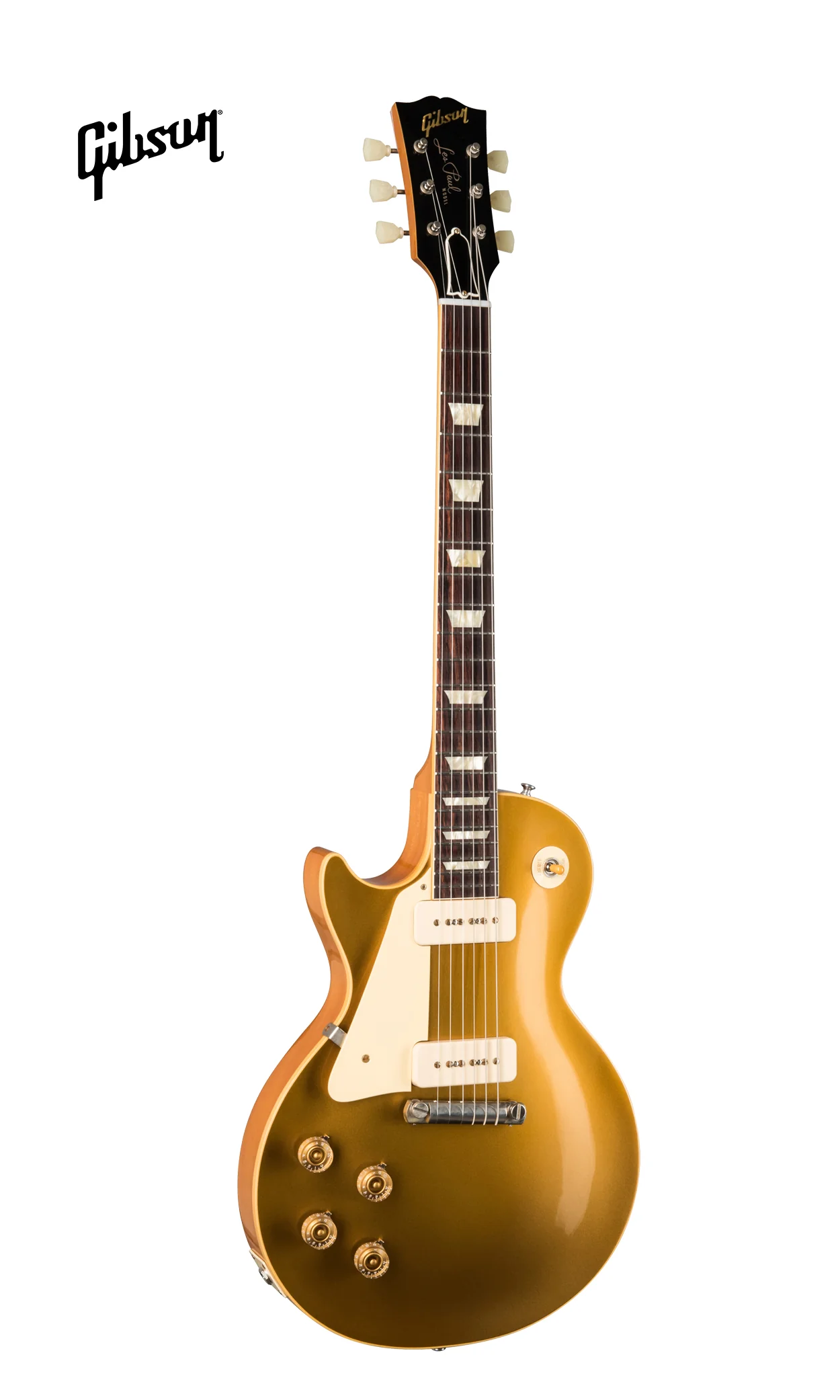 GIBSON 1954 LES PAUL REISSUE VOS LEFT-HANDED ELECTRIC GUITAR - DOUBLE GOLD - Image 2