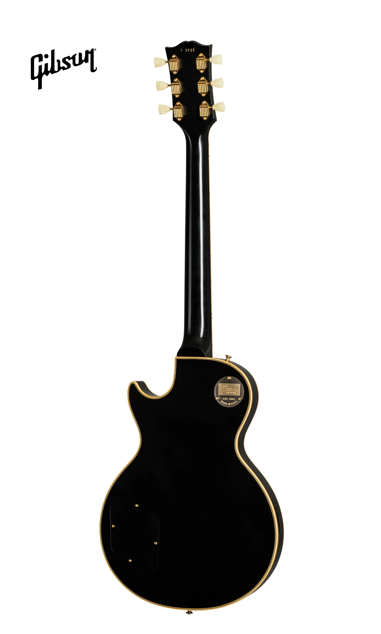 GIBSON 1957 LES PAUL CUSTOM REISSUE 2-PICKUP VOS ELECTRIC GUITAR - EBONY - Image 4