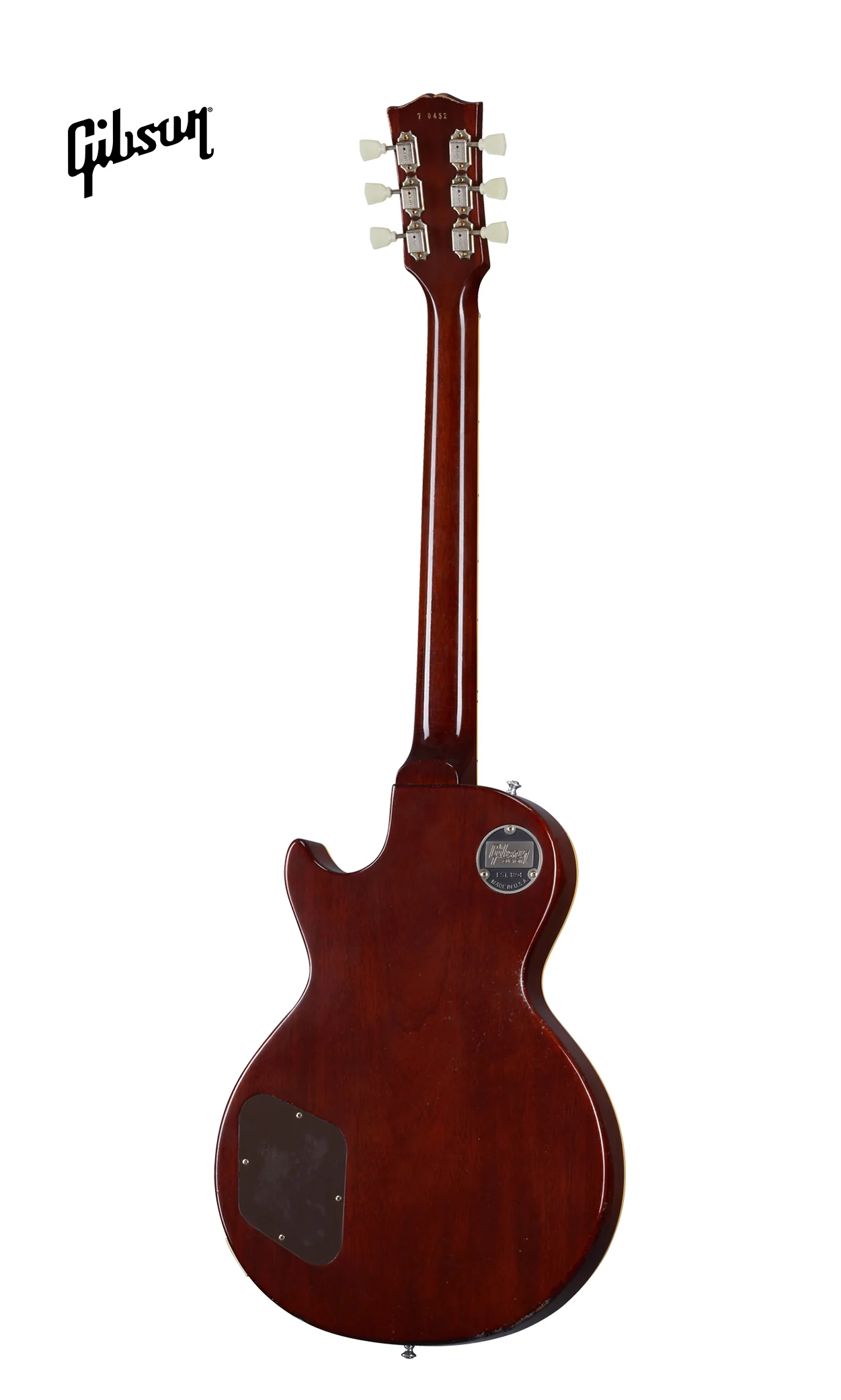GIBSON 1957 LES PAUL GOLDTOP DARKBACK REISSUE LIGHT AGED ELECTRIC GUITAR - DOUBLE GOLD - Image 4