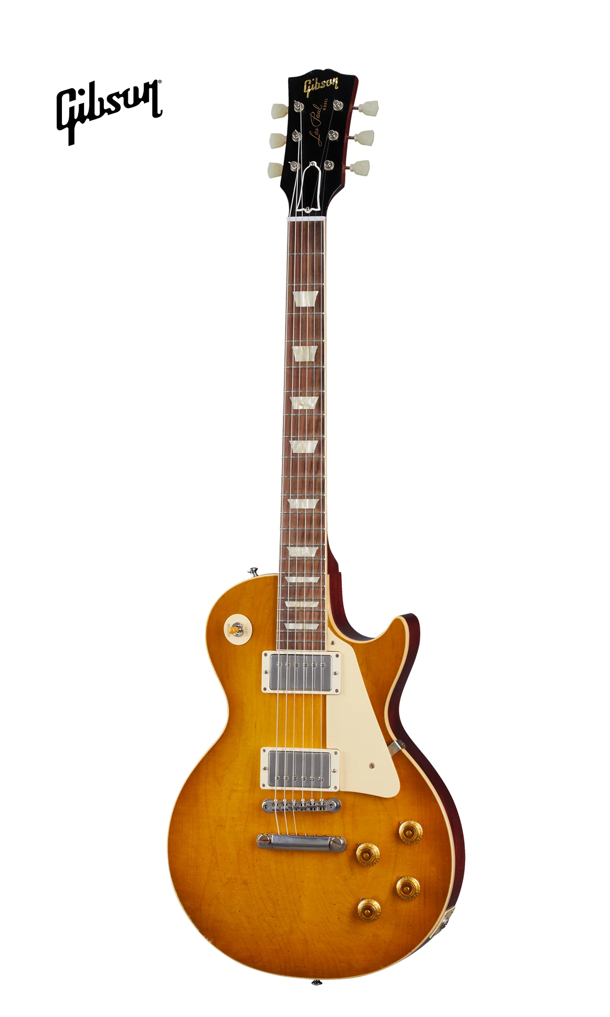 GIBSON 1958 LES PAUL STANDARD REISSUE LIGHT AGED ELECTRIC GUITAR - LEMON BURST - Image 2