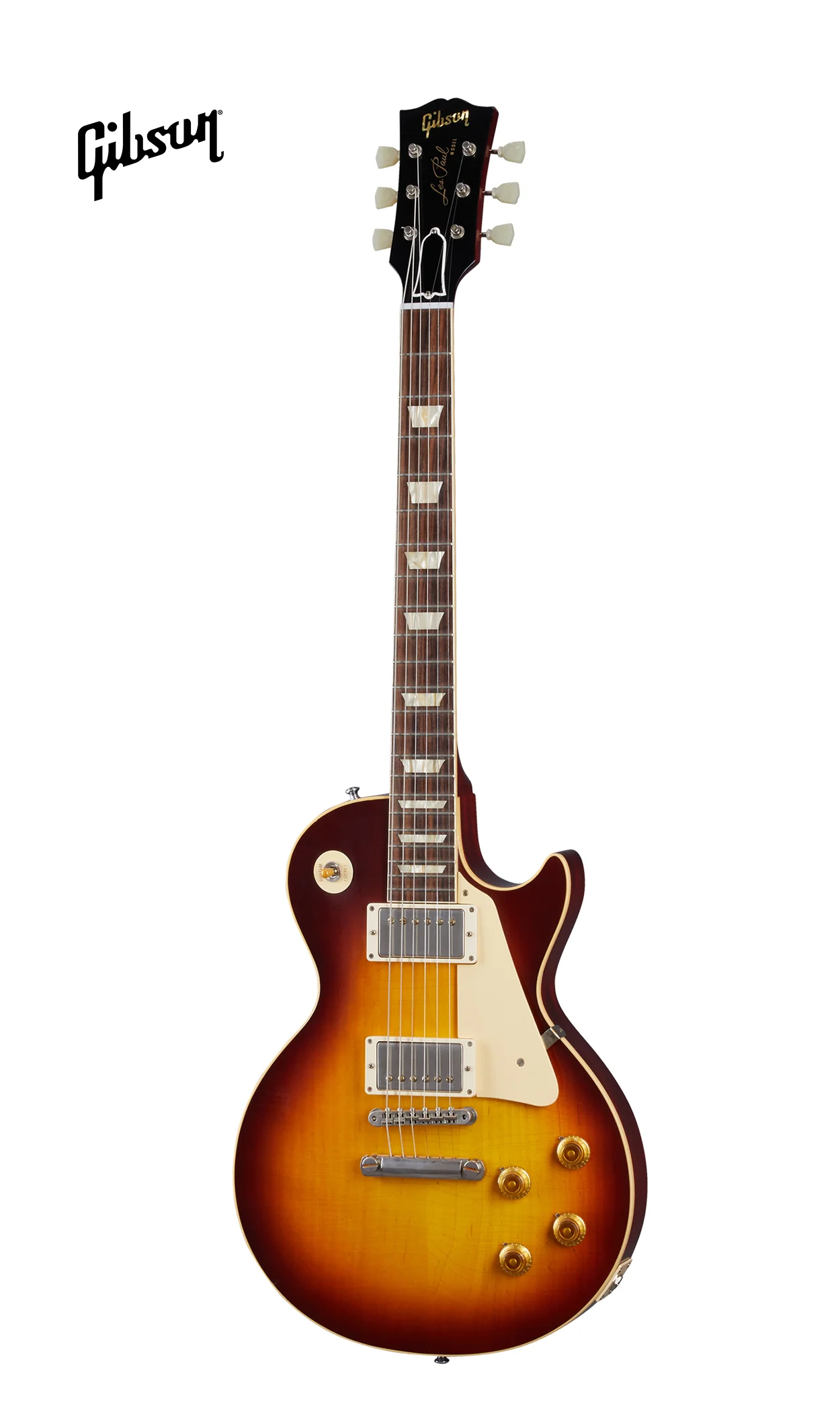 GIBSON 1958 LES PAUL STANDARD REISSUE ULTRA LIGHT AGED ELECTRIC GUITAR - BOURBON BURST - Image 2