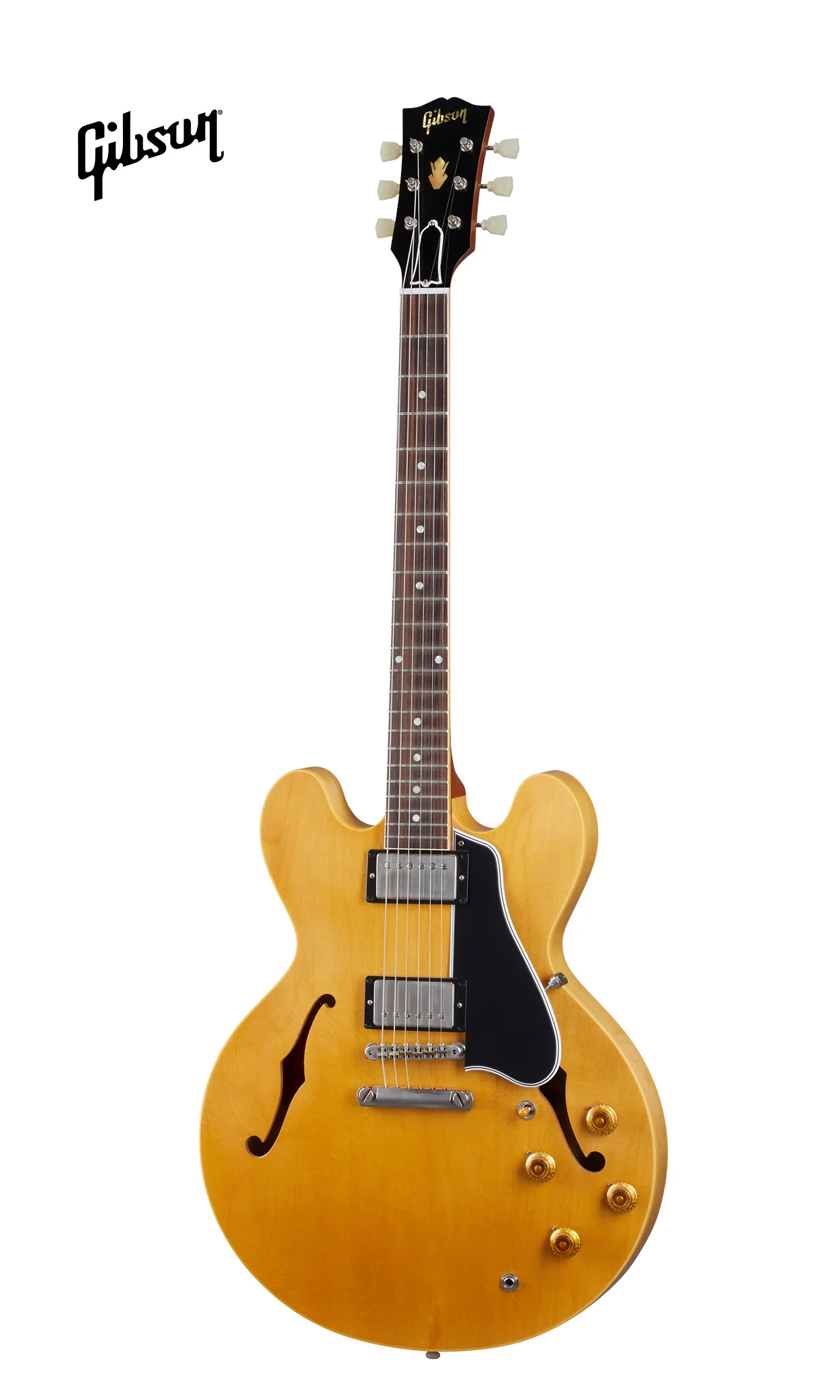 GIBSON 1959 ES-335 REISSUE ULTRA LIGHT AGED SEMI-HOLLOWBODY ELECTRIC GUITAR - VINTAGE NATURAL - Image 2