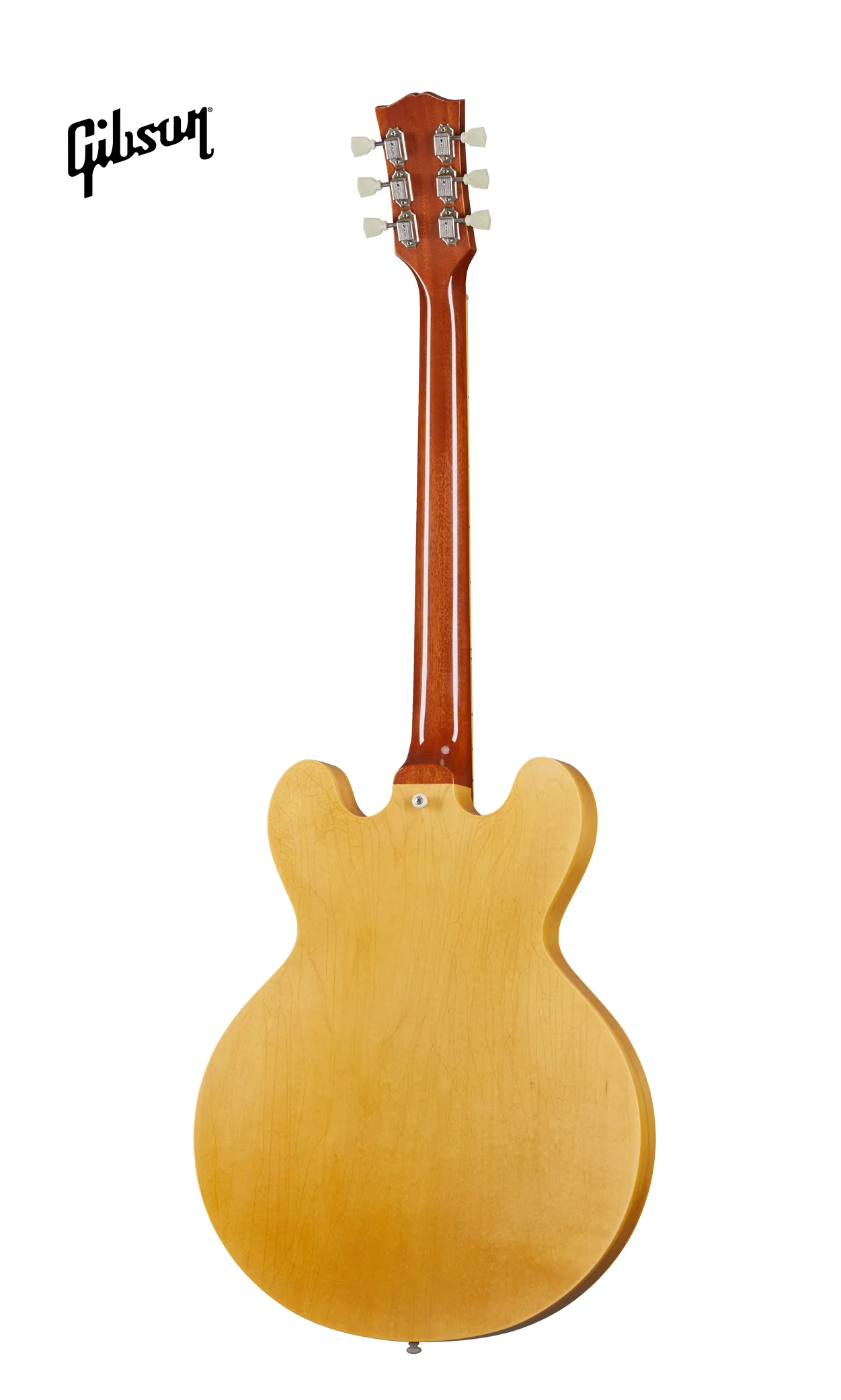 GIBSON 1959 ES-335 REISSUE ULTRA LIGHT AGED SEMI-HOLLOWBODY ELECTRIC GUITAR - VINTAGE NATURAL - Image 4