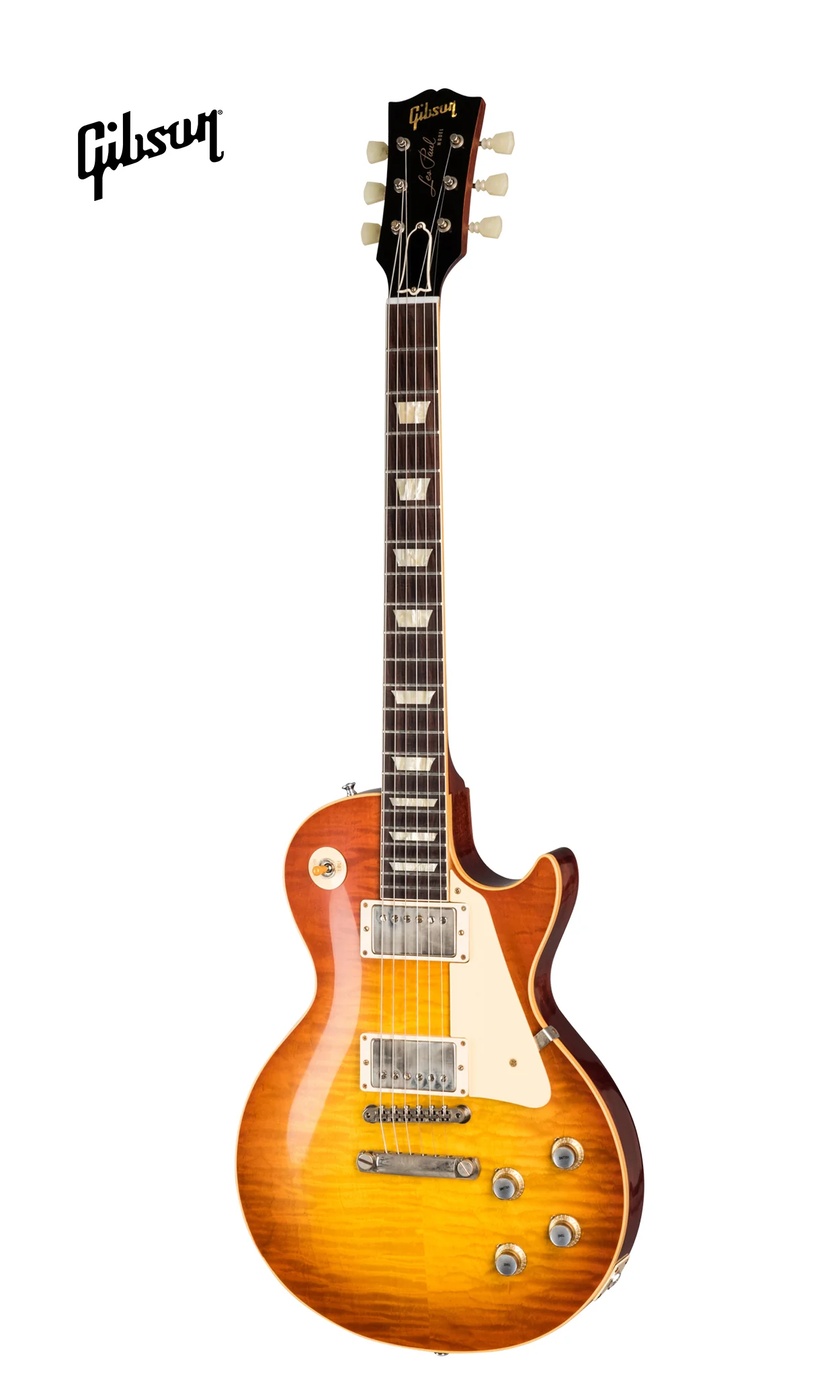 GIBSON 1960 LES PAUL STANDARD REISSUE VOS ELECTRIC GUITAR - TANGERINE BURST - Image 2