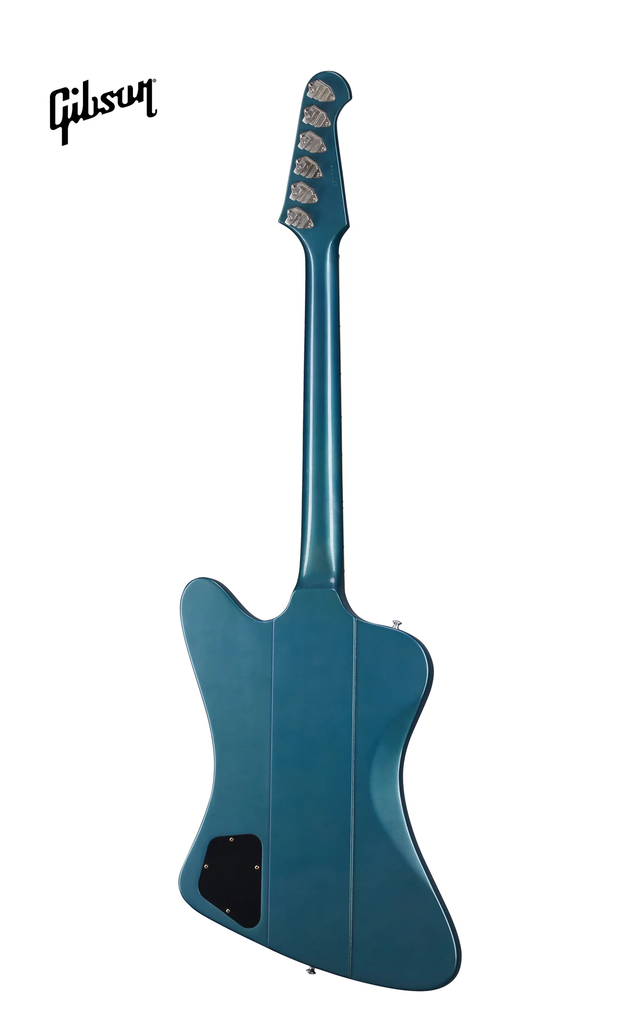 GIBSON 1963 FIREBIRD V WITH MAESTRO VIBROLA ULTRA LIGHT AGED ELECTRIC GUITAR - PELHAM BLUE - Image 4