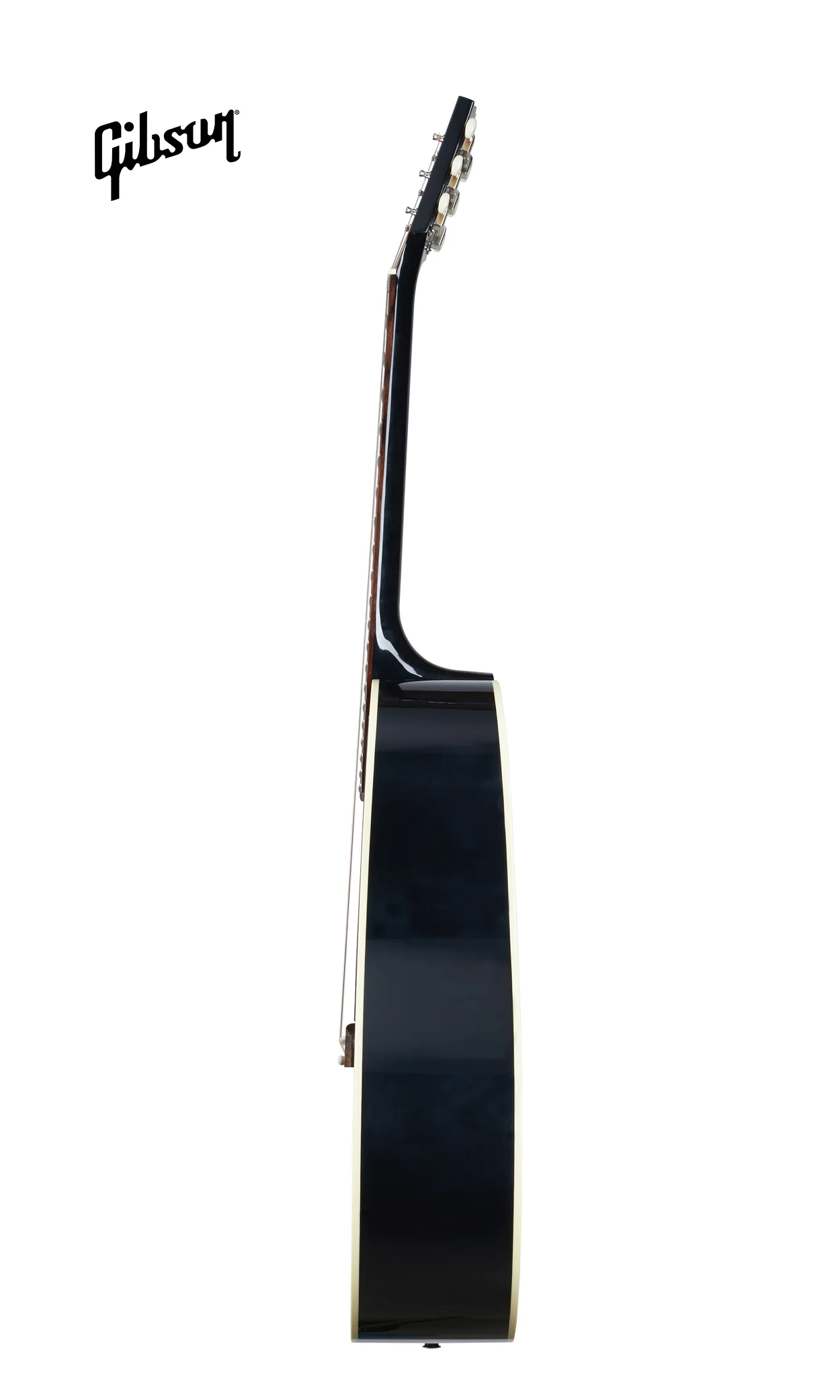 GIBSON 50S J-45 ORIGINAL ACOUSTIC-ELECTRIC GUITAR - EBONY - Image 3