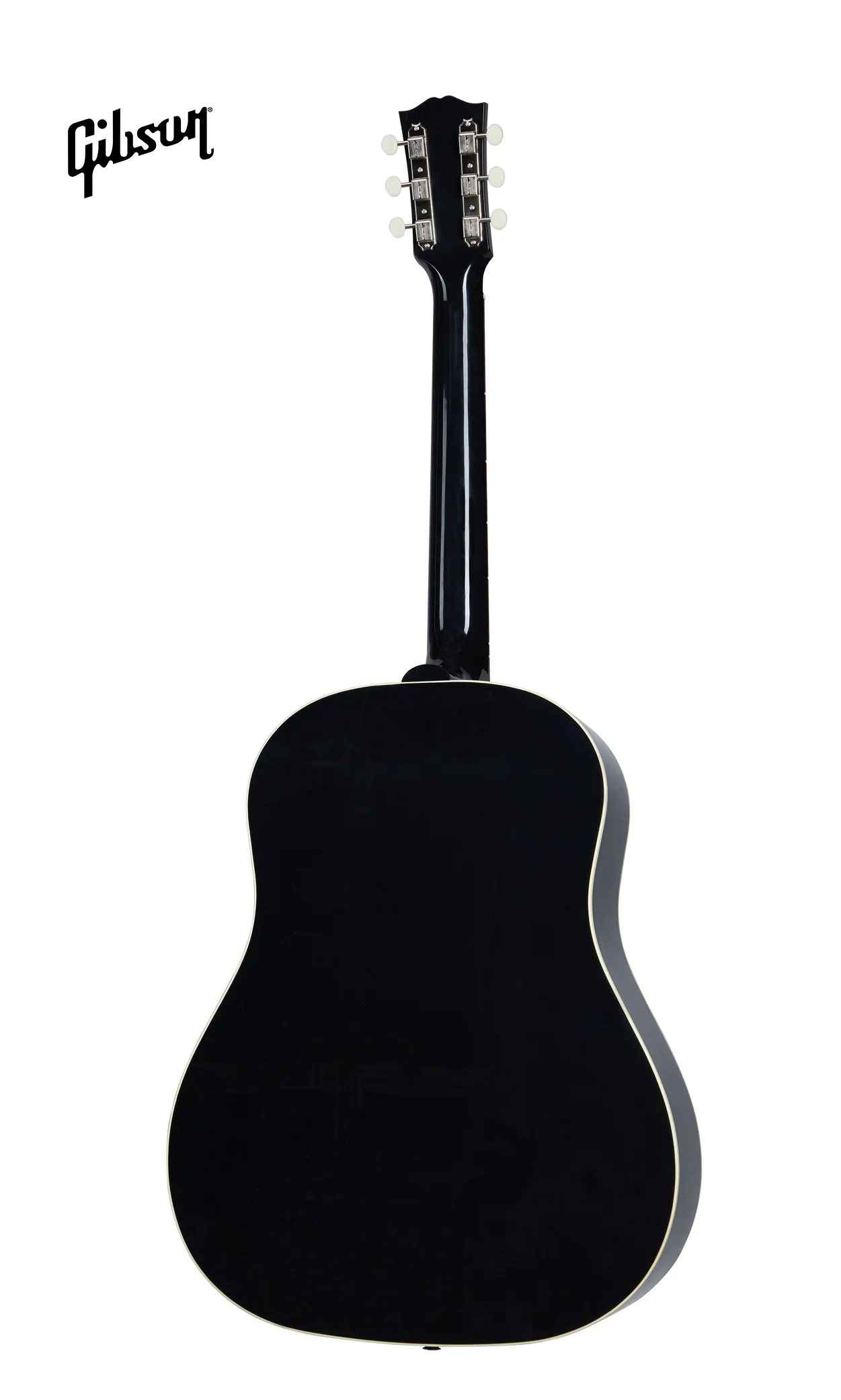 GIBSON 50S J-45 ORIGINAL ACOUSTIC-ELECTRIC GUITAR - EBONY - Image 4