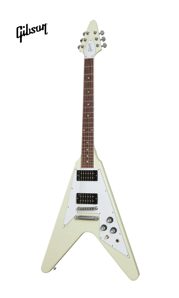 GIBSON 70S FLYING V ELECTRIC GUITAR - CLASSIC WHITE - Image 2