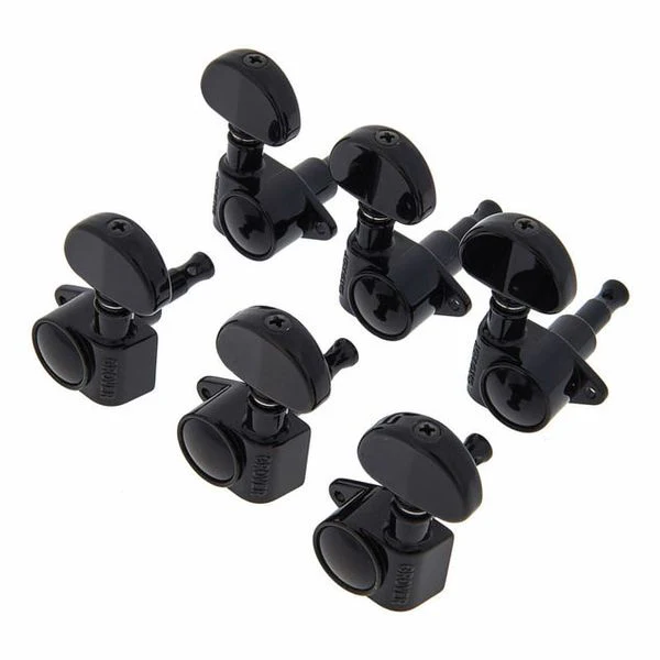 GIBSON ACCESSORIES GROVER TUNING MACHINE HEADS - BLACK (PMMH-030)