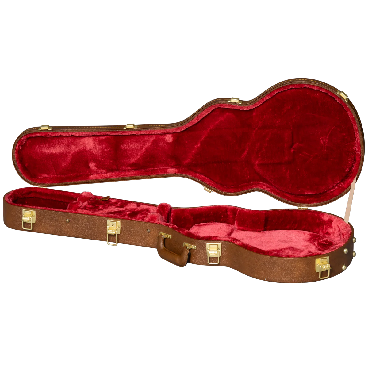 GIBSON ACCESSORIES LES PAUL JR. ORIGINAL HARDSHELL CASE - BROWN (ASLPJCASE-ORG) - Image 2