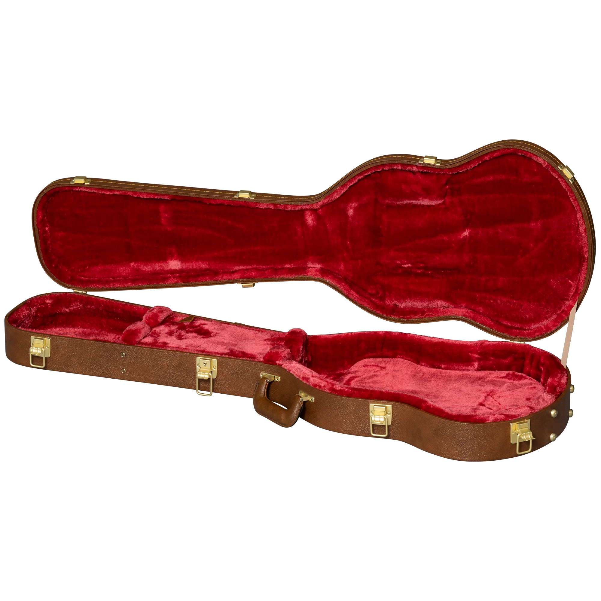 GIBSON ACCESSORIES SG BASS ORIGINAL HARDSHELL CASE - BROWN (ASBASSCASE-ORG) - Image 2