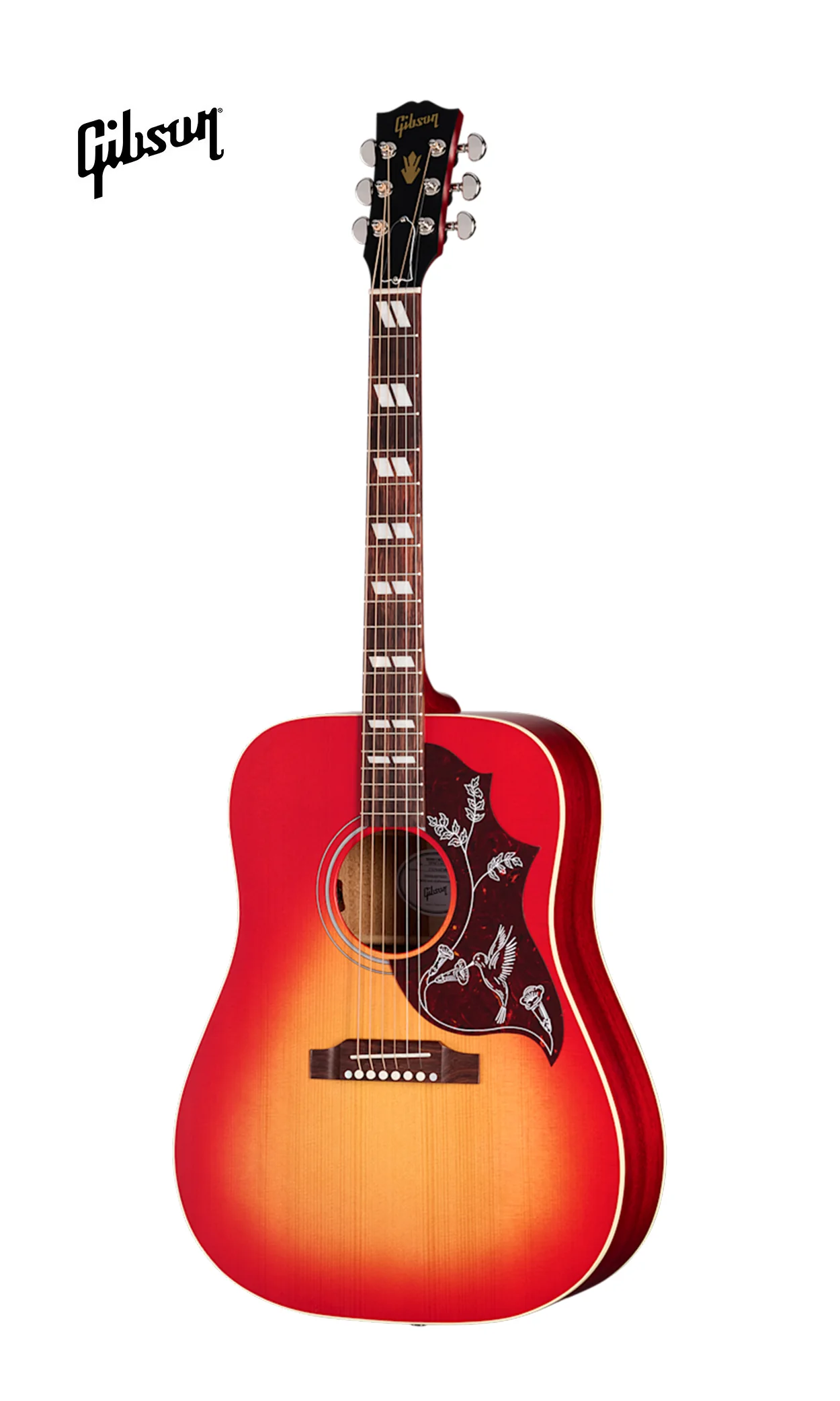 GIBSON ACOUSTIC HUMMINGBIRD SPECIAL ACOUSTIC-ELECTRIC GUITAR - VINTAGE CHERRY SUNBURST - Image 2