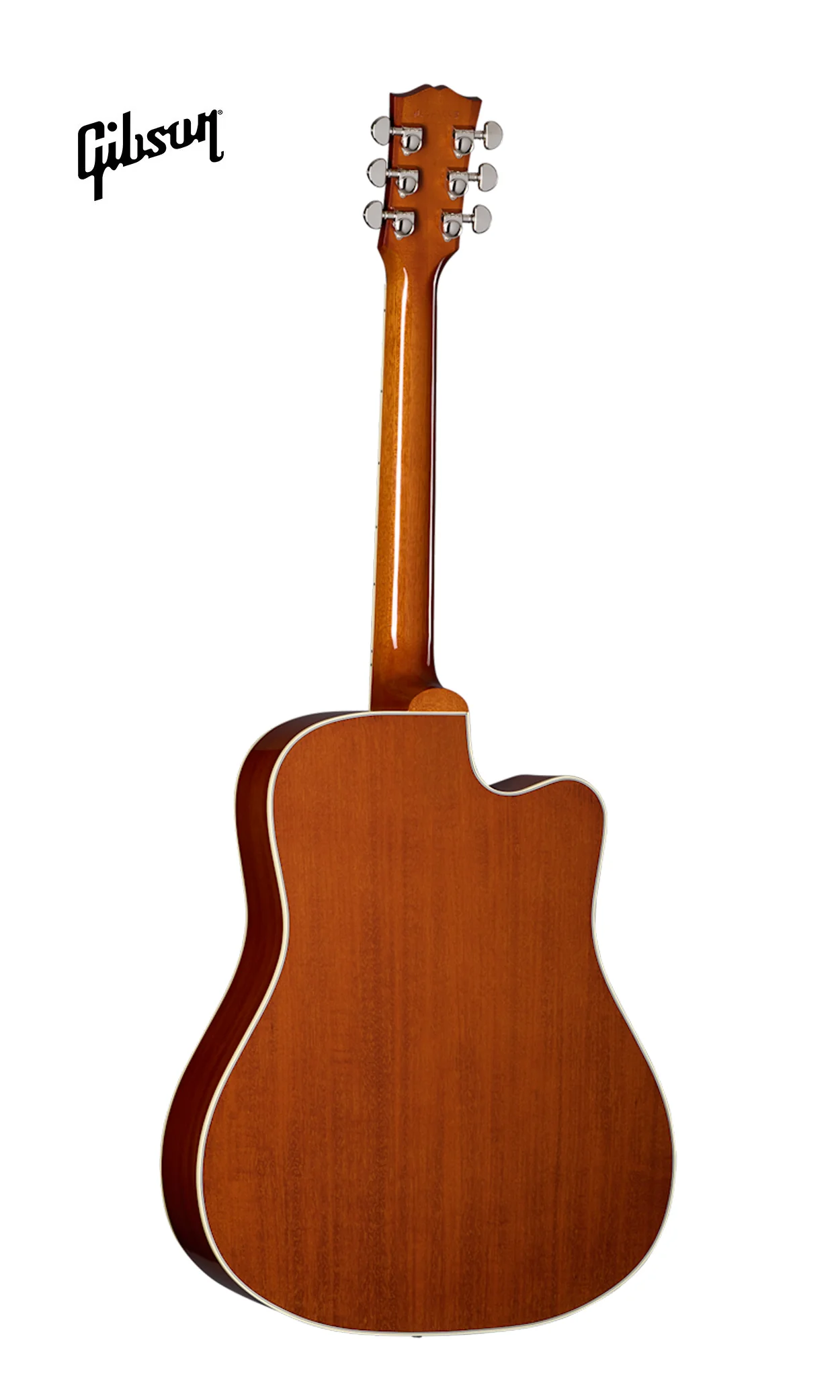 GIBSON ACOUSTIC HUMMINGBIRD STANDARD EC LEFT-HANDED ACOUSTIC-ELECTRIC GUITAR - HERITAGE CHERRY SUNBURST - Image 3