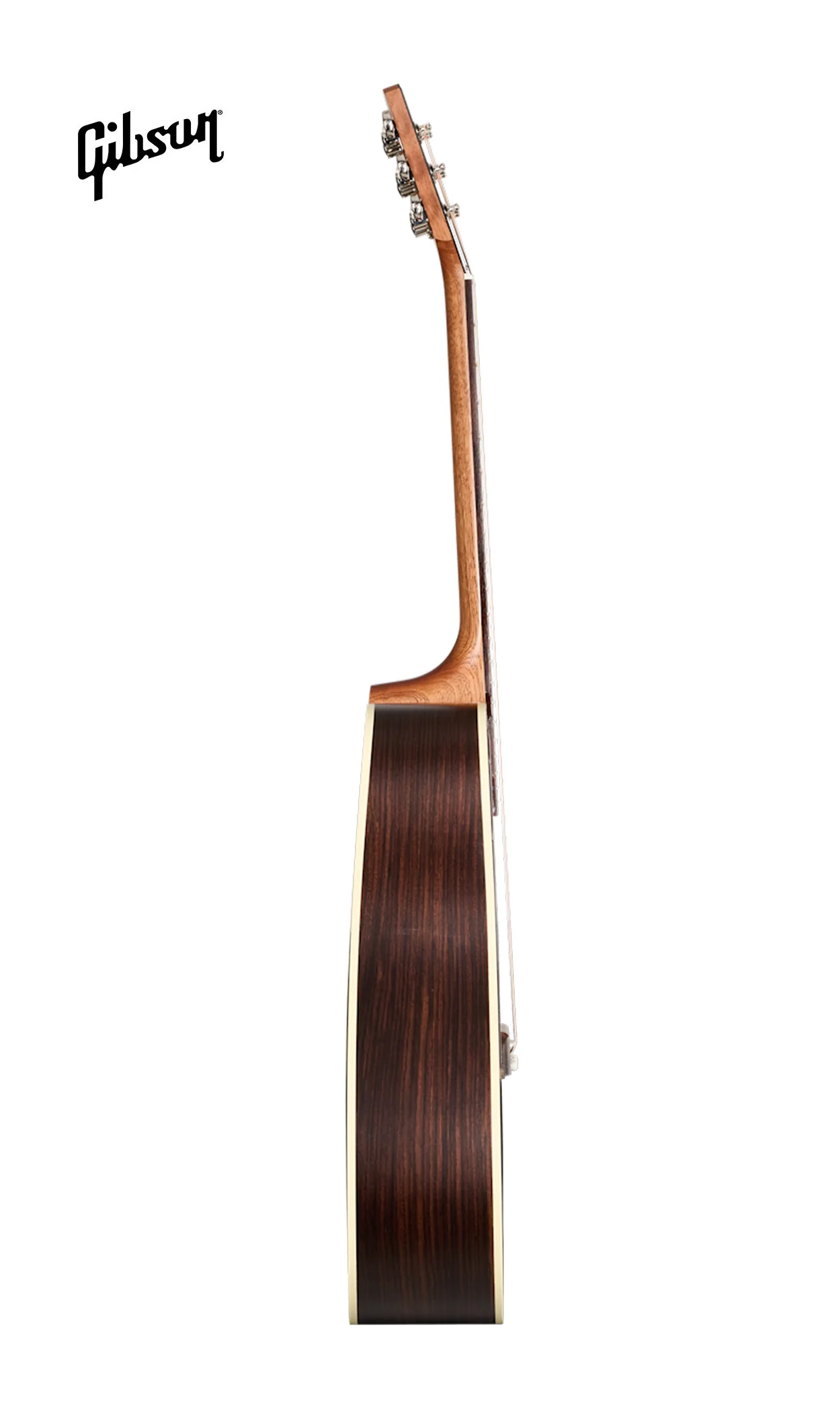 GIBSON ACOUSTIC HUMMINGBIRD STUDIO ROSEWOOD LEFT-HANDED ACOUSTIC-ELECTRIC GUITAR - ROSEWOOD BURST WITH GLOSS TOP - Image 4